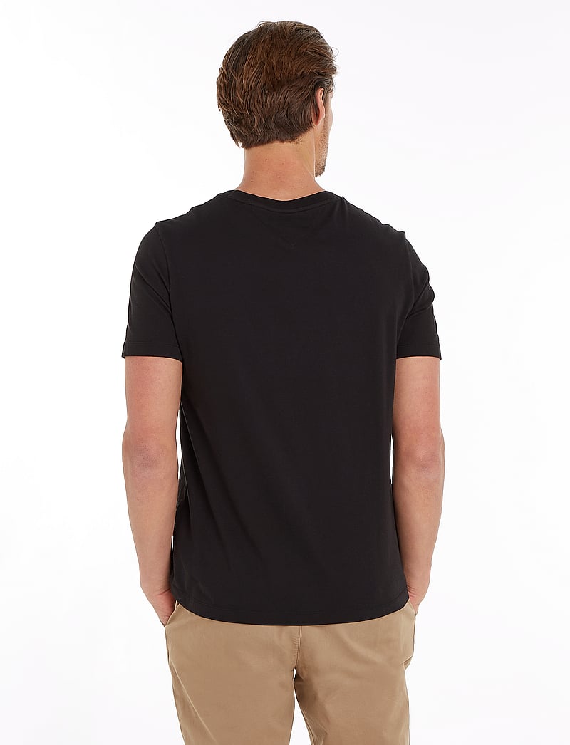 Tommy Hilfiger - ESSENTIAL REG FIT SOLID TEE - kortärmade t-shirts - black - 2