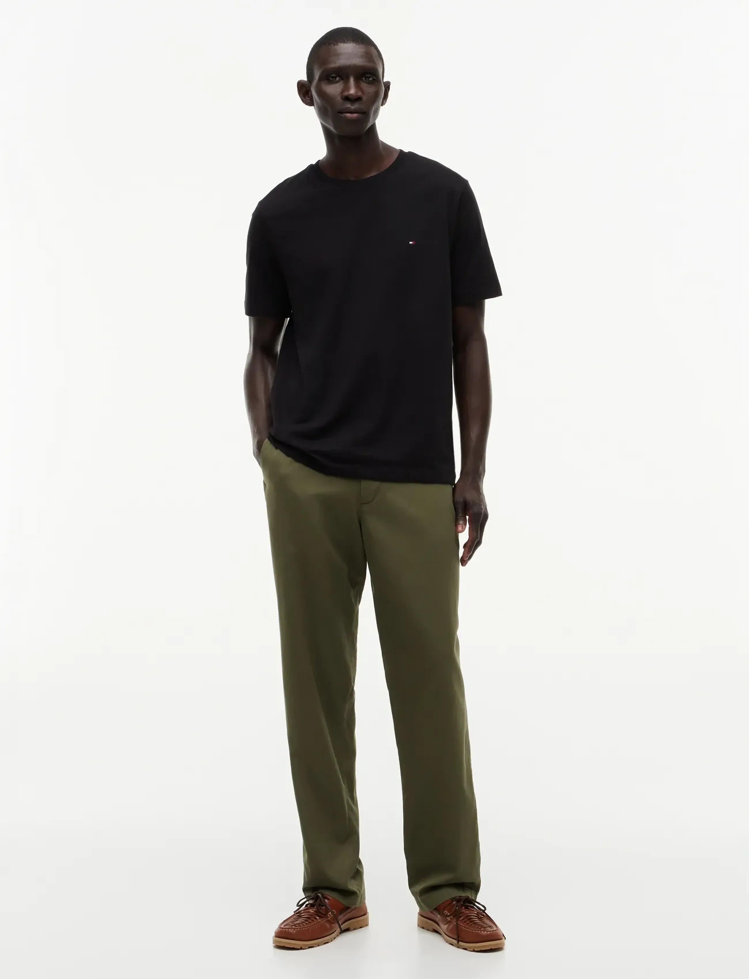 Tommy Hilfiger - ESSENTIAL REG FIT SOLID TEE - marškinėliai trumpomis rankovėmis - black - 5