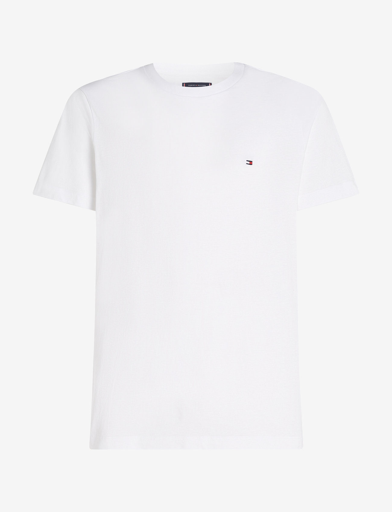 Tommy Hilfiger - ESSENTIAL REG FIT SOLID TEE - efterårstøj - white - 0