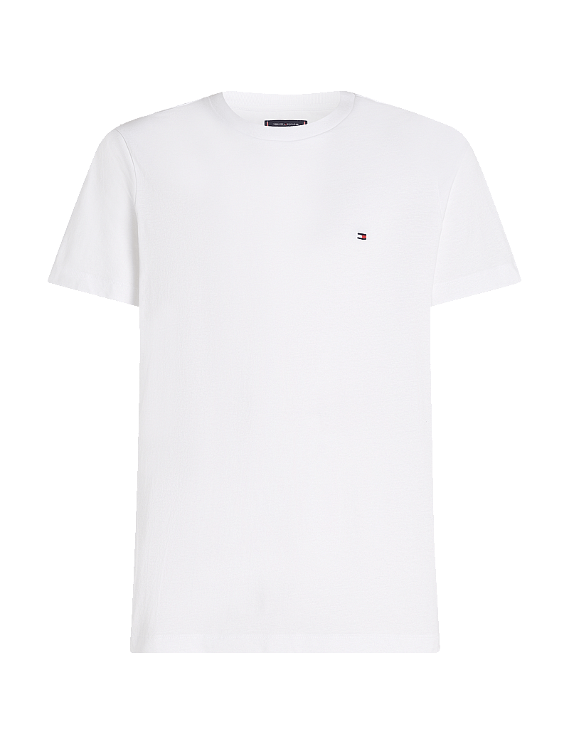 Tommy Hilfiger - ESSENTIAL REG FIT SOLID TEE - lühikeste varrukatega t-särgid - white - 1