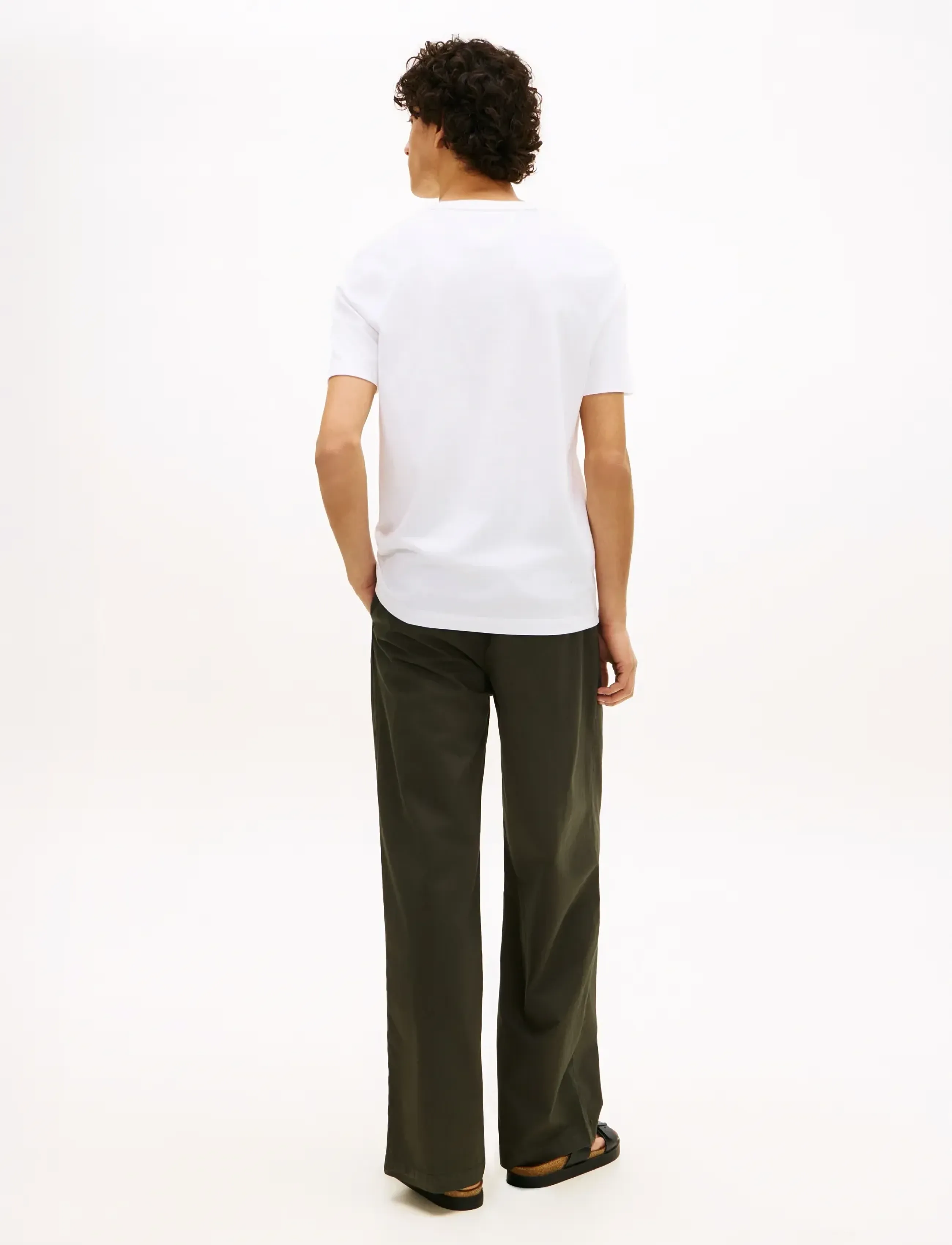 Tommy Hilfiger - ESSENTIAL REG FIT SOLID TEE - basic t-shirts - white - 3