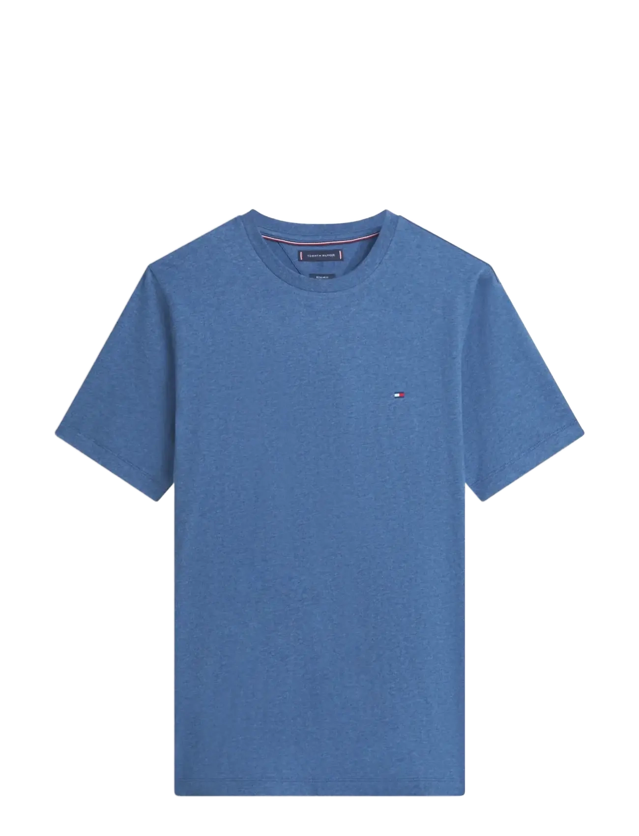 Tommy Hilfiger ESSENTIAL REG FIT HEATHER TEE - Basic T-Shirts - AEGEAN SEA HEATHER / blue