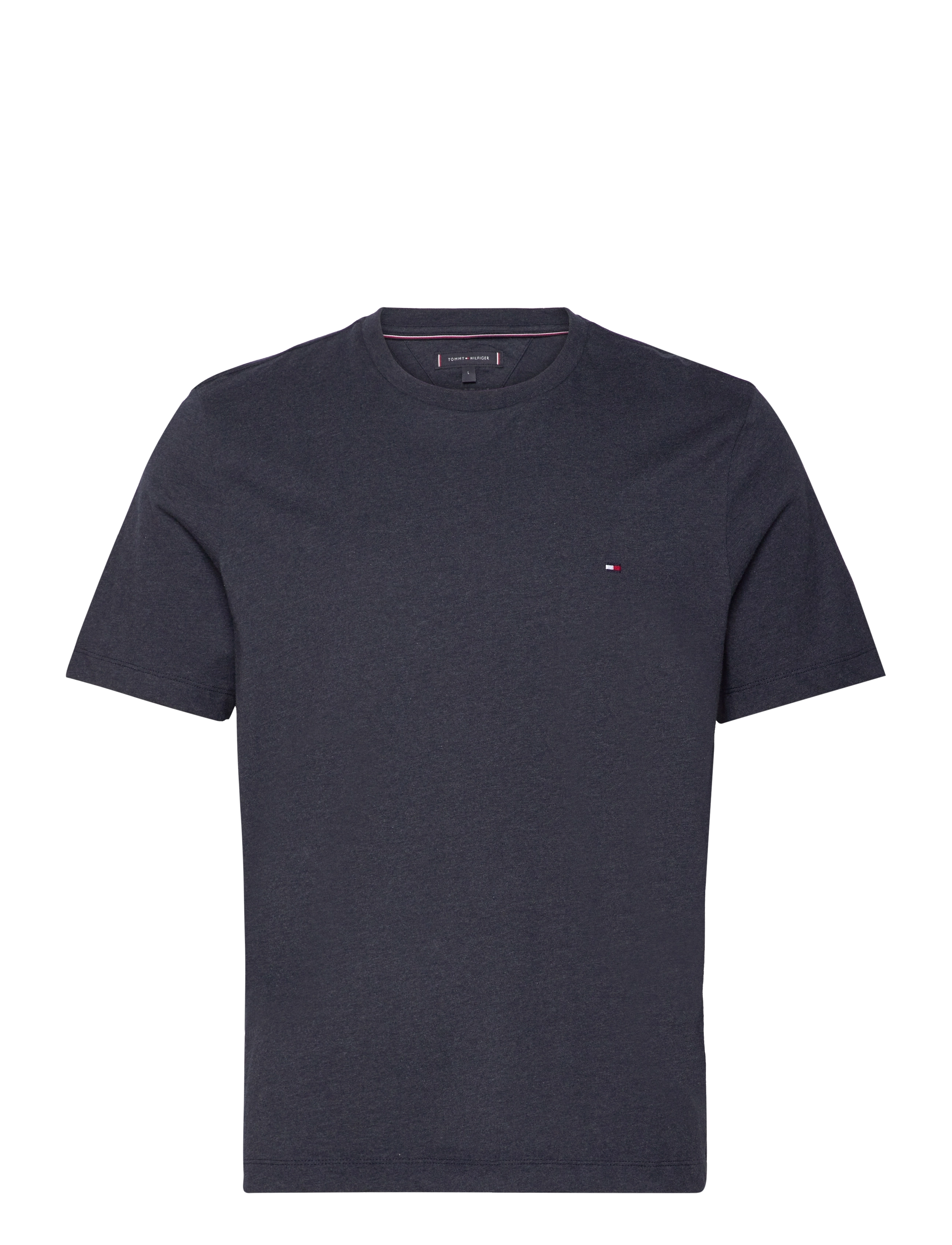 TOMMY HILFIGER Essential Reg Fit Heather Tee Navy - M - Herren