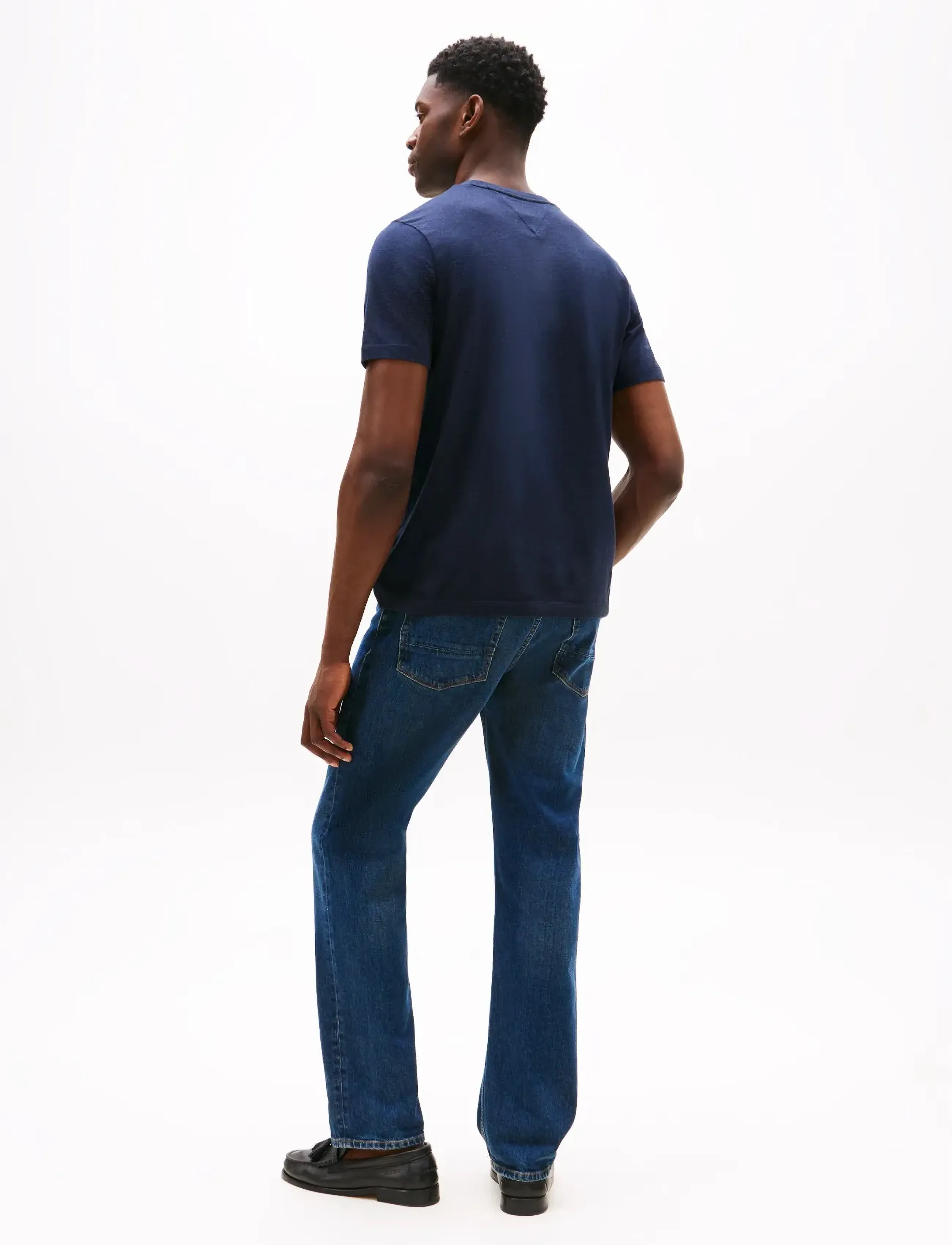 Tommy Hilfiger - ESSENTIAL REG FIT HEATHER TEE - kortærmede t-shirts - desert sky heather - 4