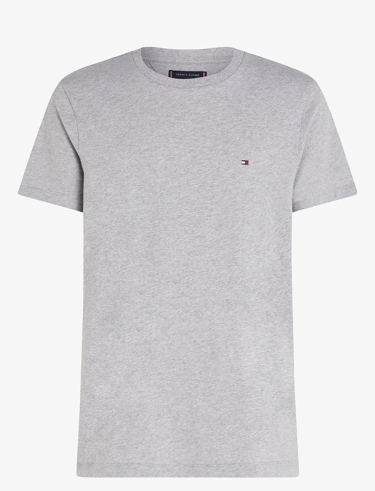 Tommy Hilfiger - ESSENTIAL REG FIT HEATHER TEE - lühikeste varrukatega t-särgid - light grey heather - 1