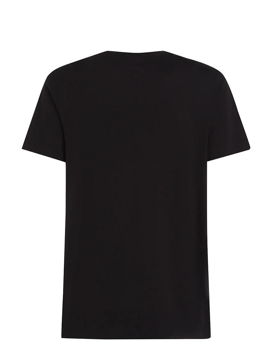 Tommy Hilfiger - ESSENTIAL SOLID POCKET TEE - kortærmede t-shirts - black - 2