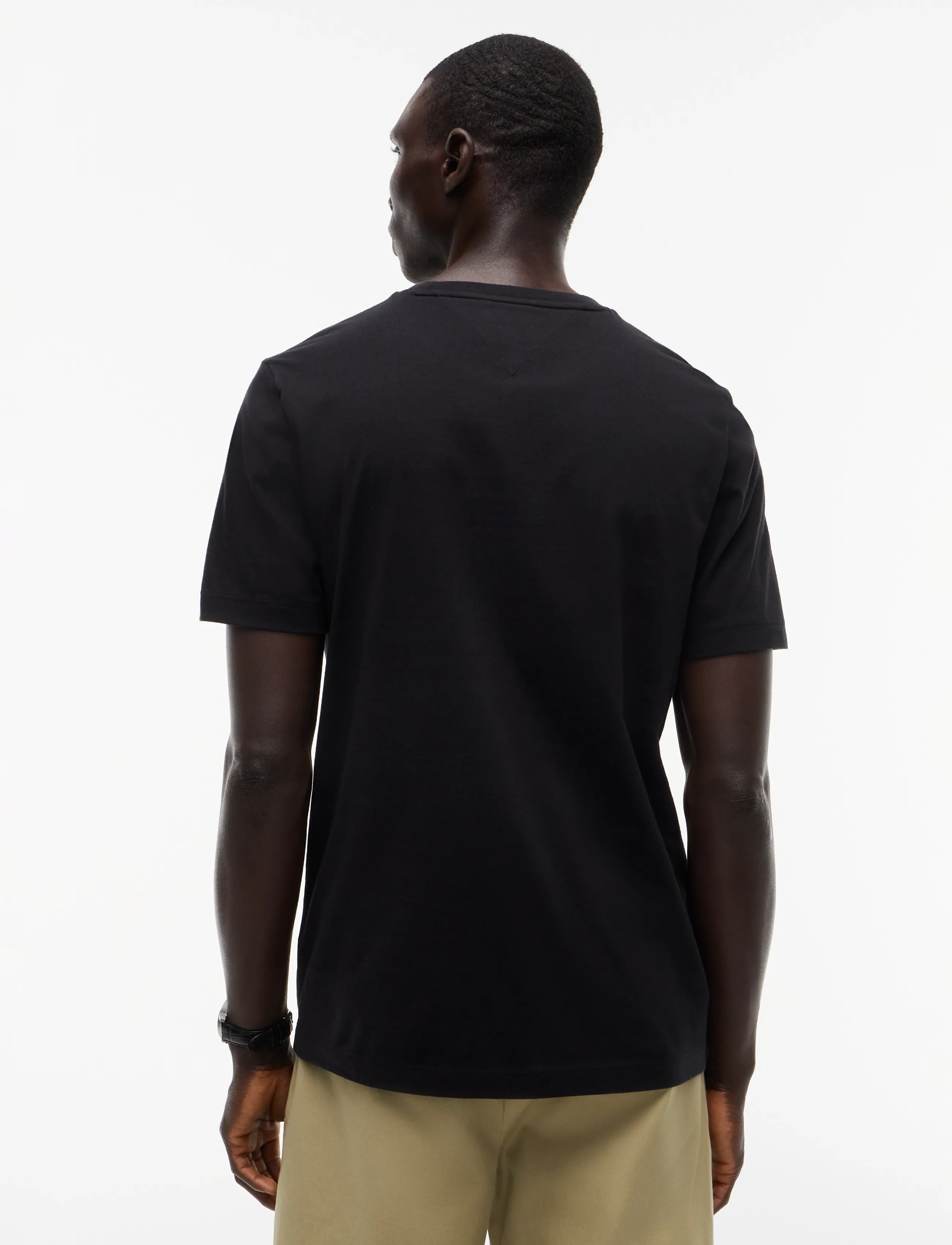 Tommy Hilfiger - ESSENTIAL SOLID POCKET TEE - lühikeste varrukatega t-särgid - black - 3
