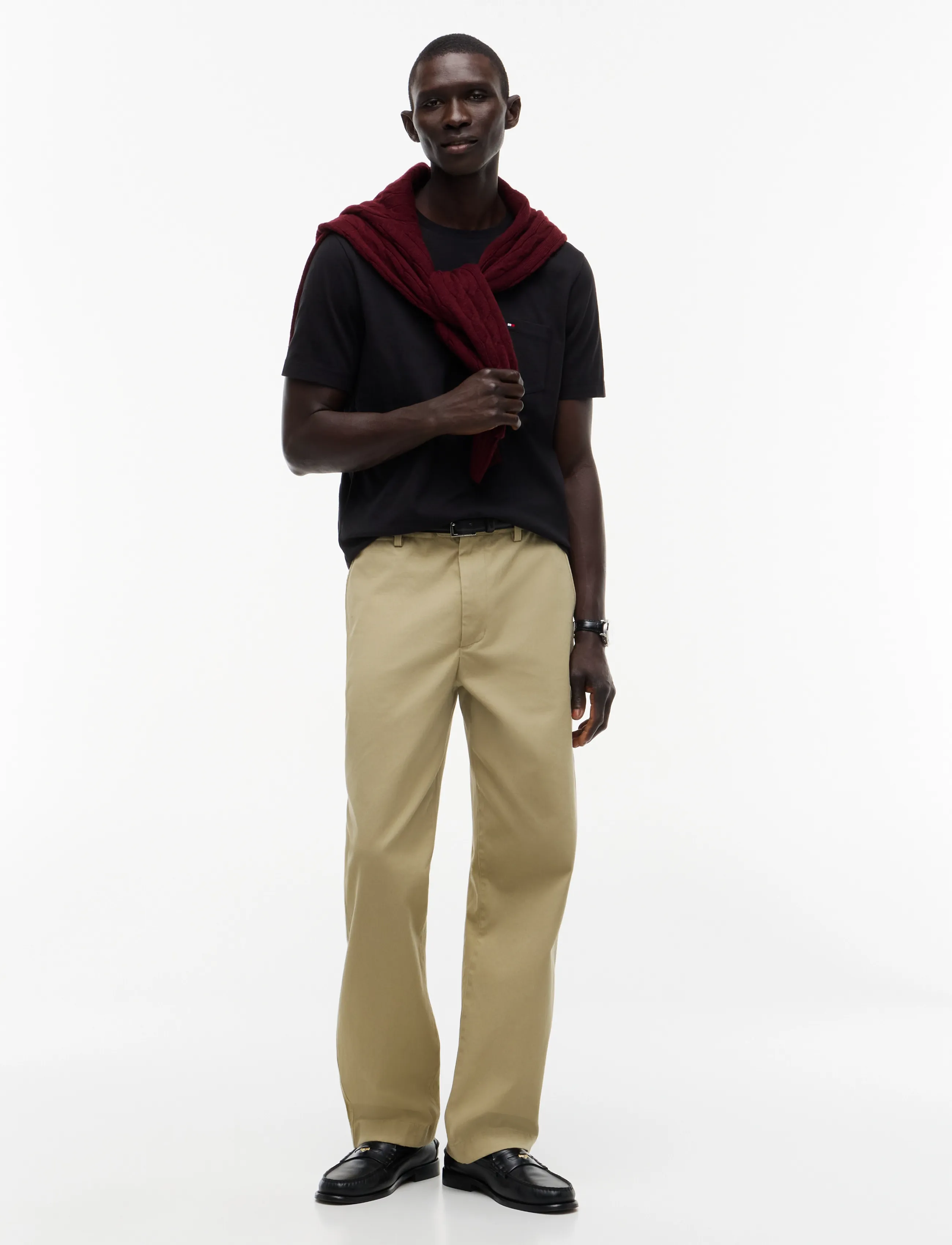 Tommy Hilfiger - ESSENTIAL SOLID POCKET TEE - lühikeste varrukatega t-särgid - black - 5