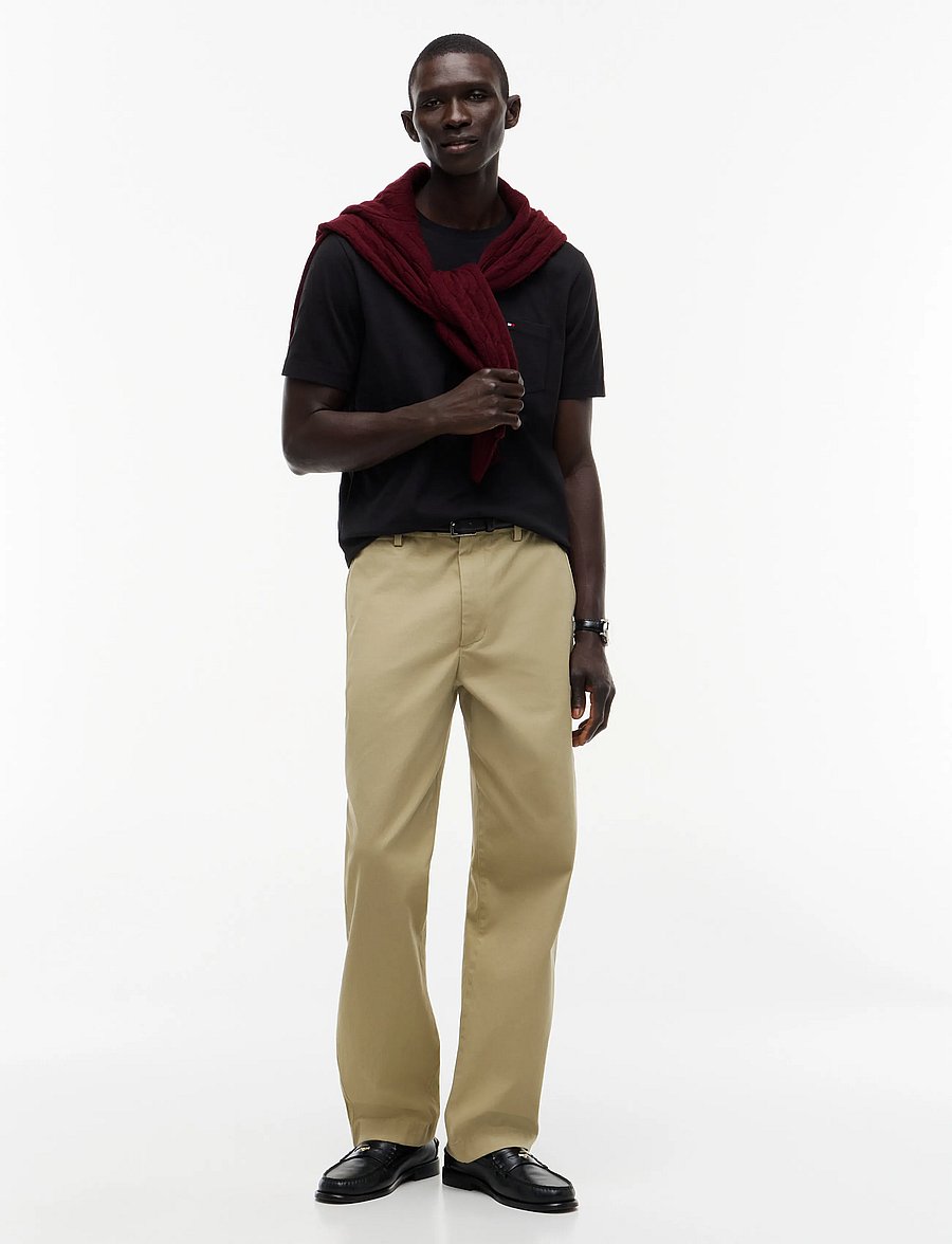 Tommy Hilfiger - ESSENTIAL SOLID POCKET TEE - kortærmede t-shirts - black - 5