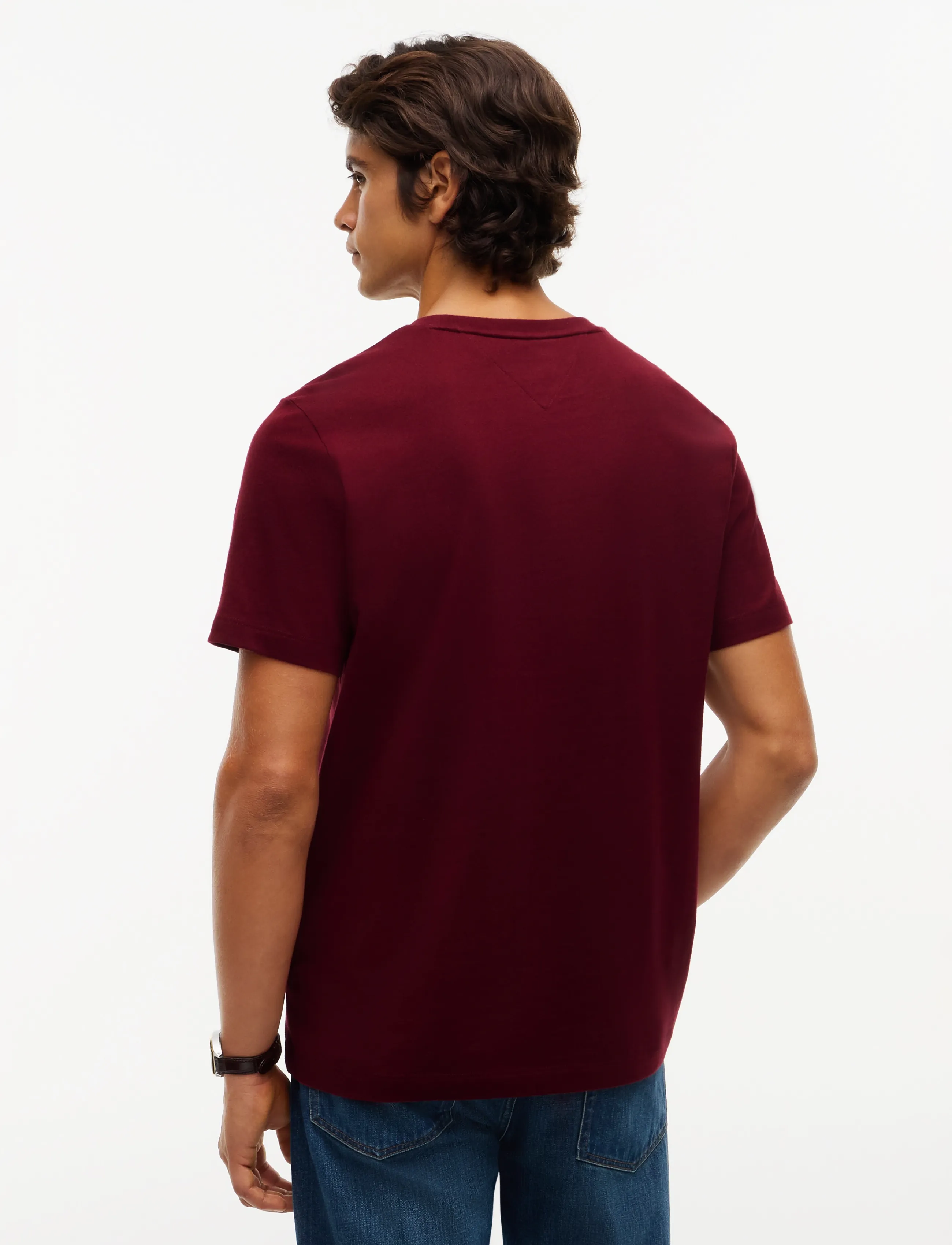 Tommy Hilfiger - ESSENTIAL SOLID POCKET T-SHIRT - lühikeste varrukatega t-särgid - burgundy - 2