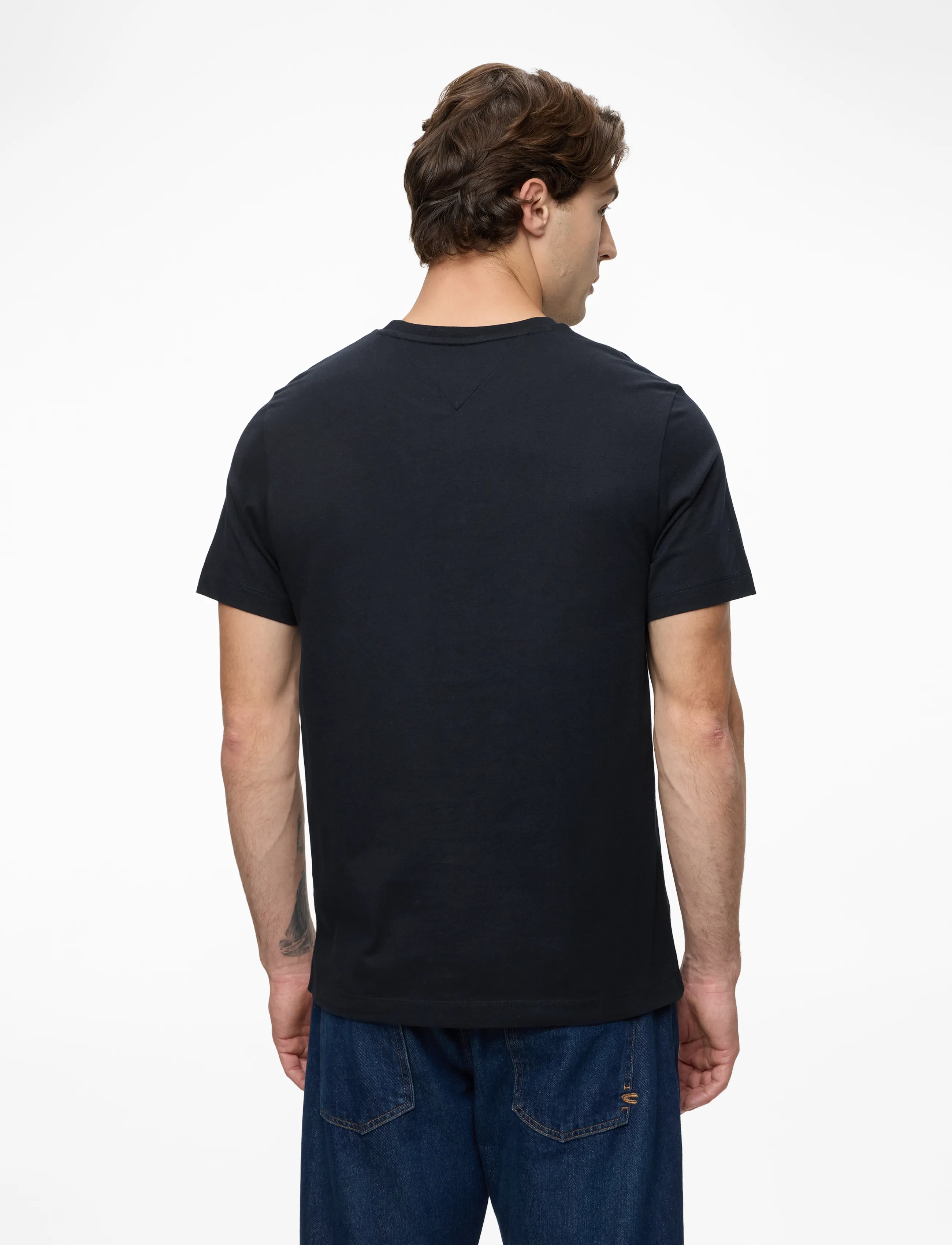 Tommy Hilfiger - ESSENTIAL SOLID POCKET TEE - perus t-paidat - navy blue - 4