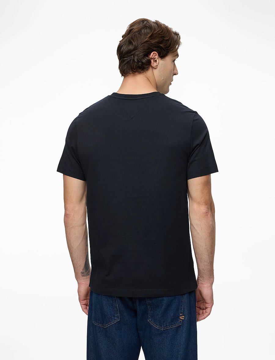 Tommy Hilfiger - ESSENTIAL SOLID POCKET TEE - kortärmade t-shirts - navy blue - 4