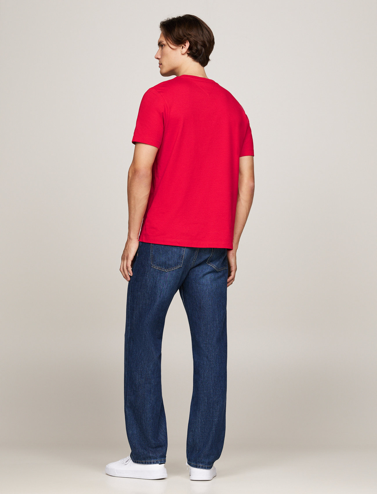 Tommy Hilfiger - ESSENTIAL SOLID POCKET TEE - sügisesed riided - primary red - 2
