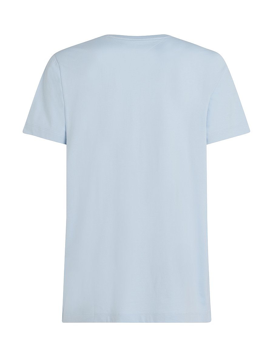 Tommy Hilfiger - ESSENTIAL SOLID POCKET TEE - kortærmede t-shirts - sky blue - 2