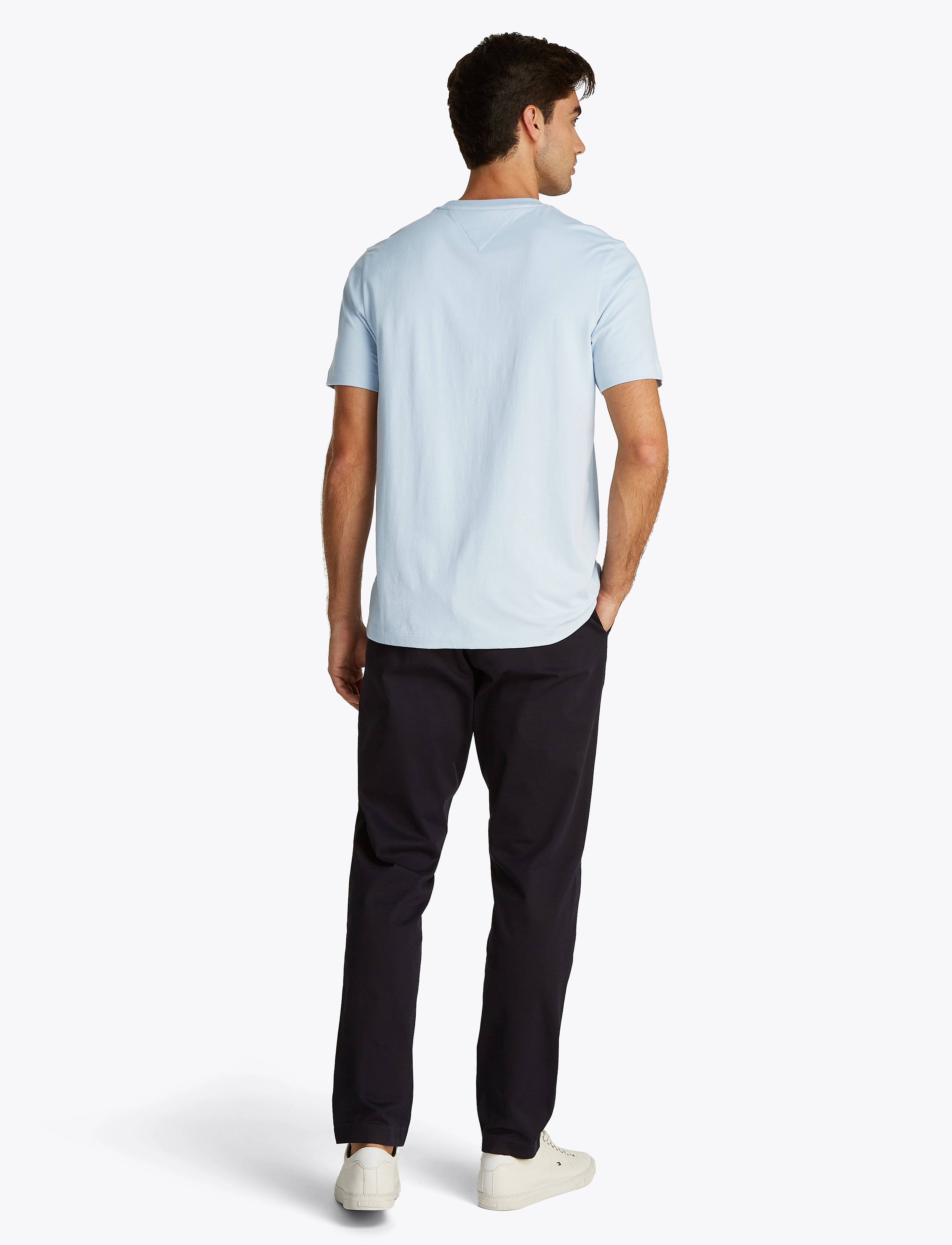 Tommy Hilfiger - ESSENTIAL SOLID POCKET T-SHIRT - kortærmede t-shirts - sky blue - 3