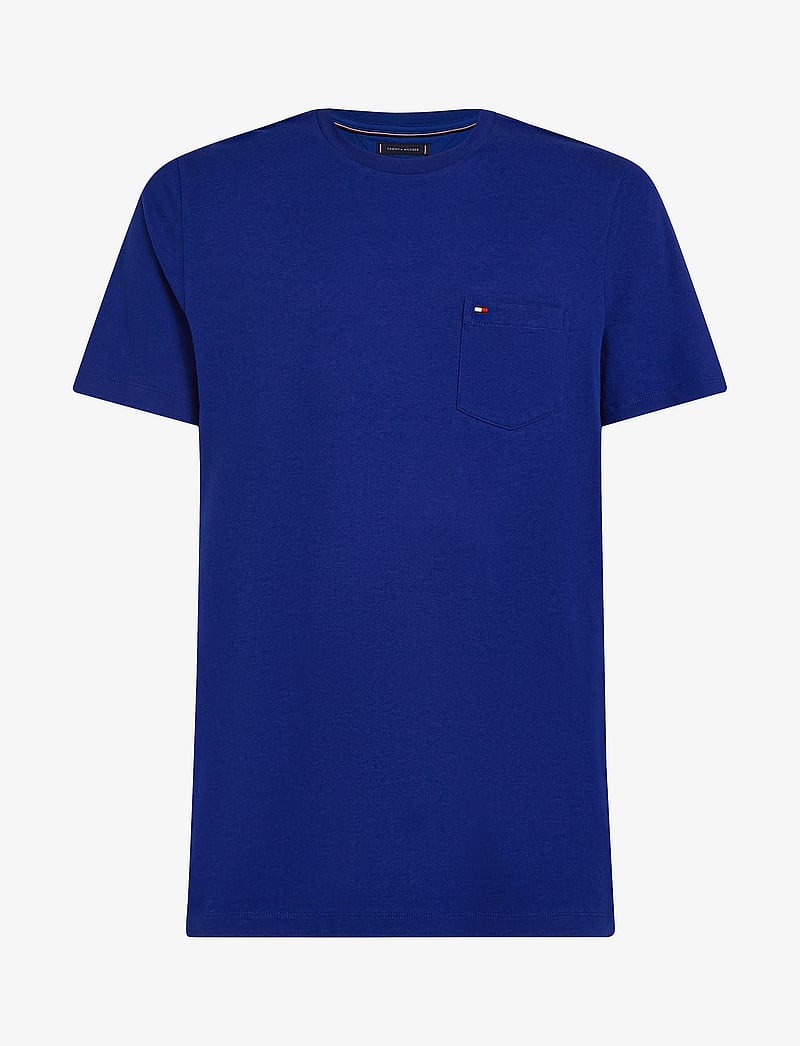 Tommy Hilfiger - ESSENTIAL SOLID POCKET TEE - kurzärmelig - wedge blue - 1