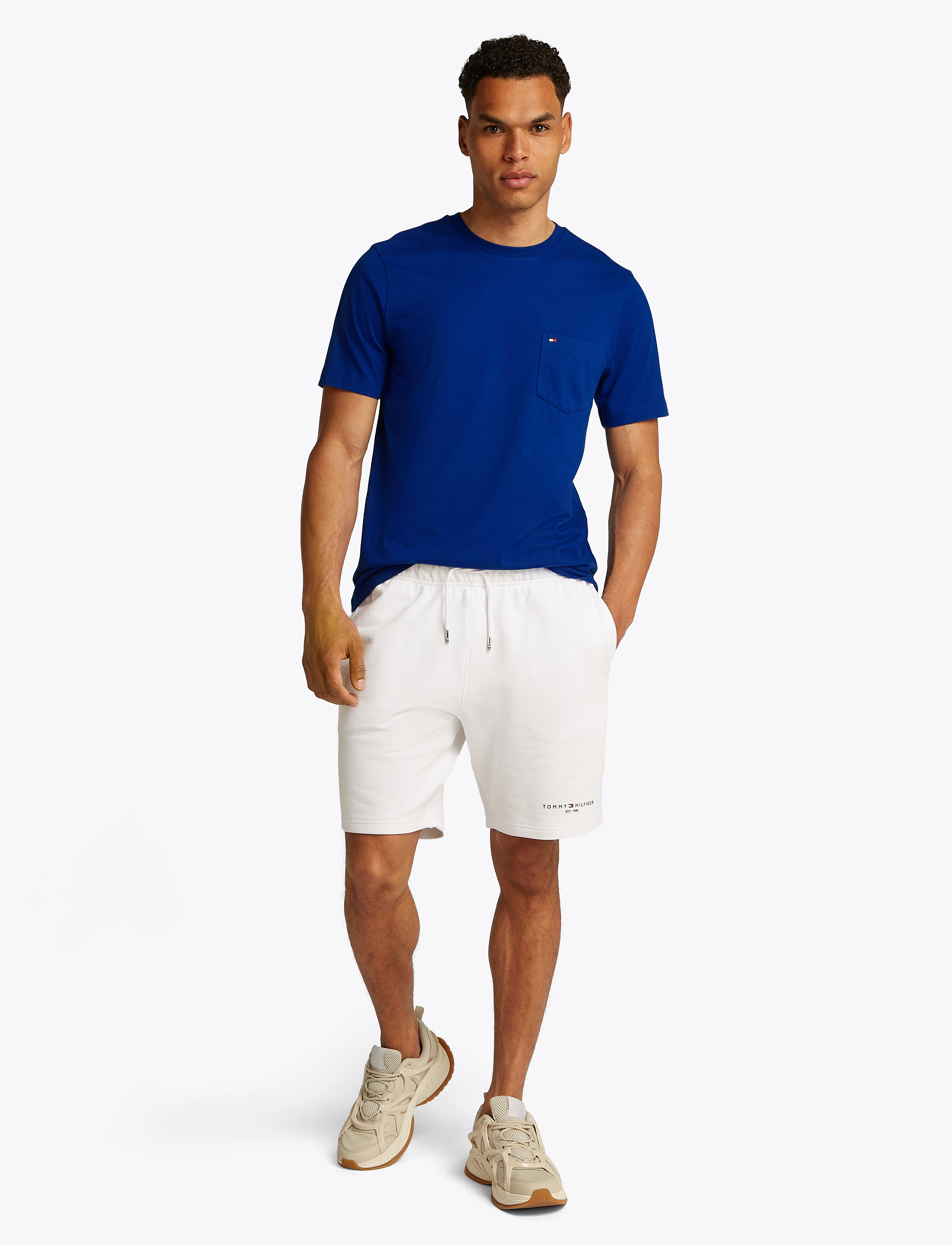 Tommy Hilfiger - ESSENTIAL SOLID POCKET TEE - basic t-shirts - wedge blue - 5