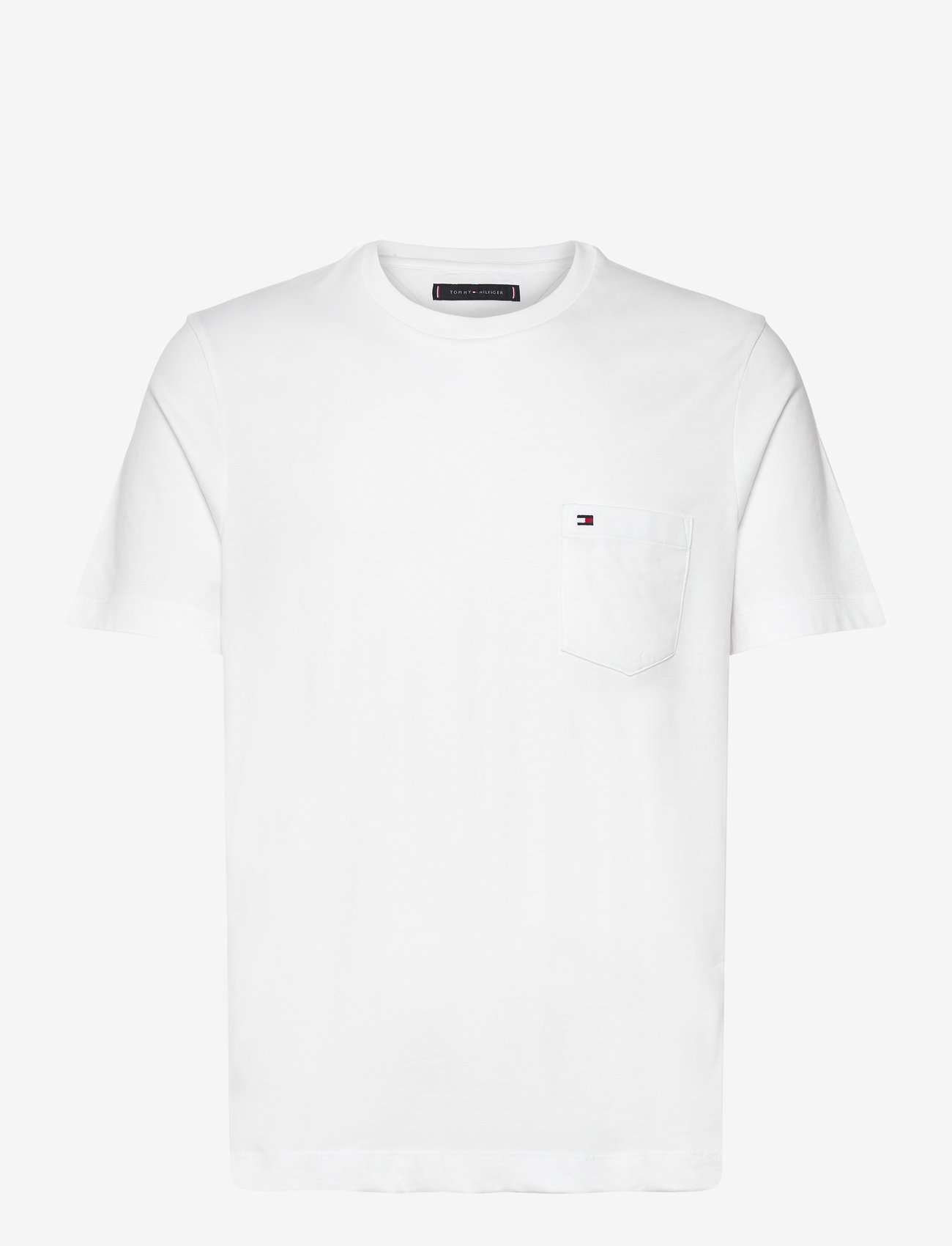 Tommy Hilfiger - ESSENTIAL SOLID POCKET TEE - efterårstøj - white - 0