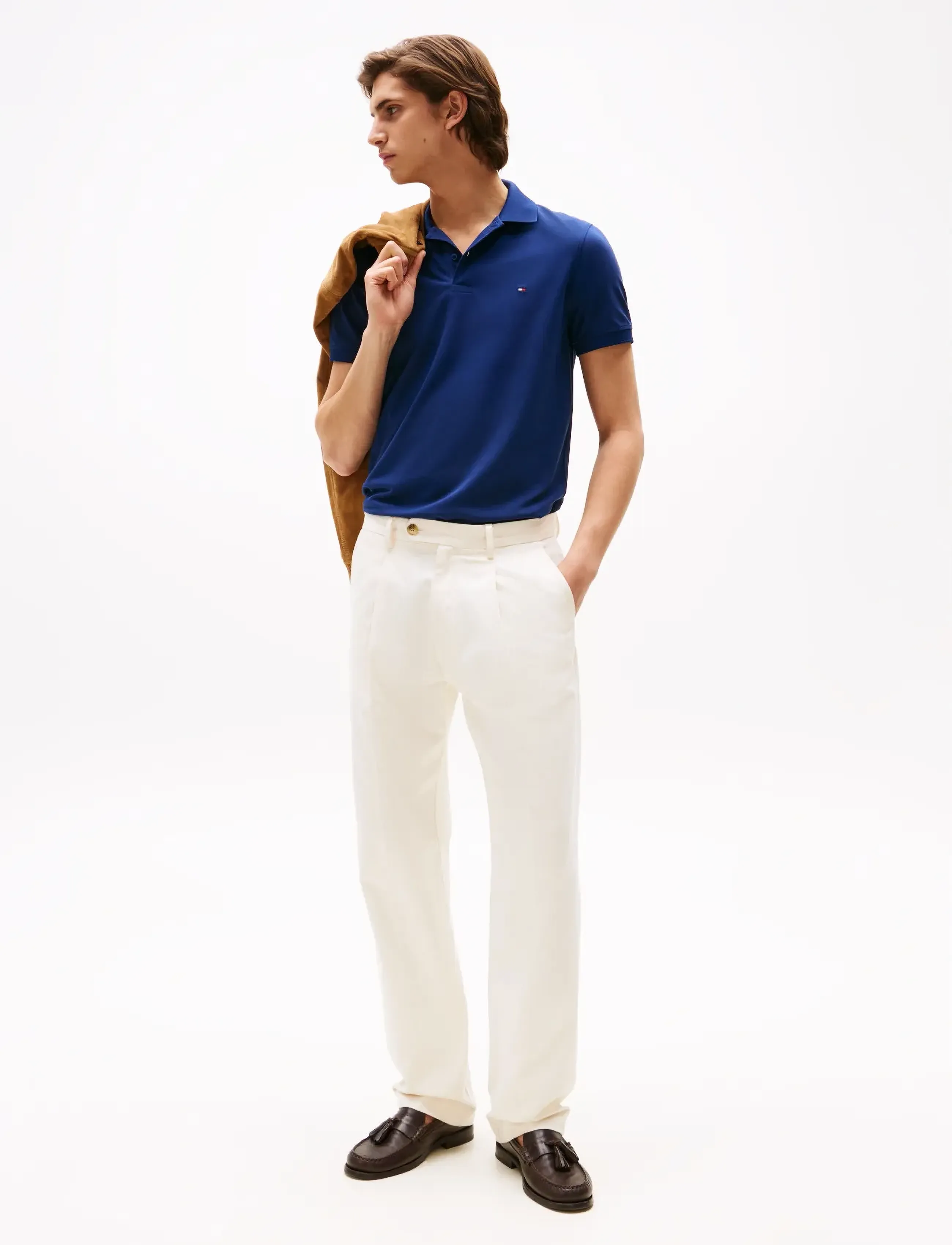 Tommy Hilfiger - PERFORMANCE PIQUE REG POLO - lühikeste varrukatega polod - preppy navy - 3