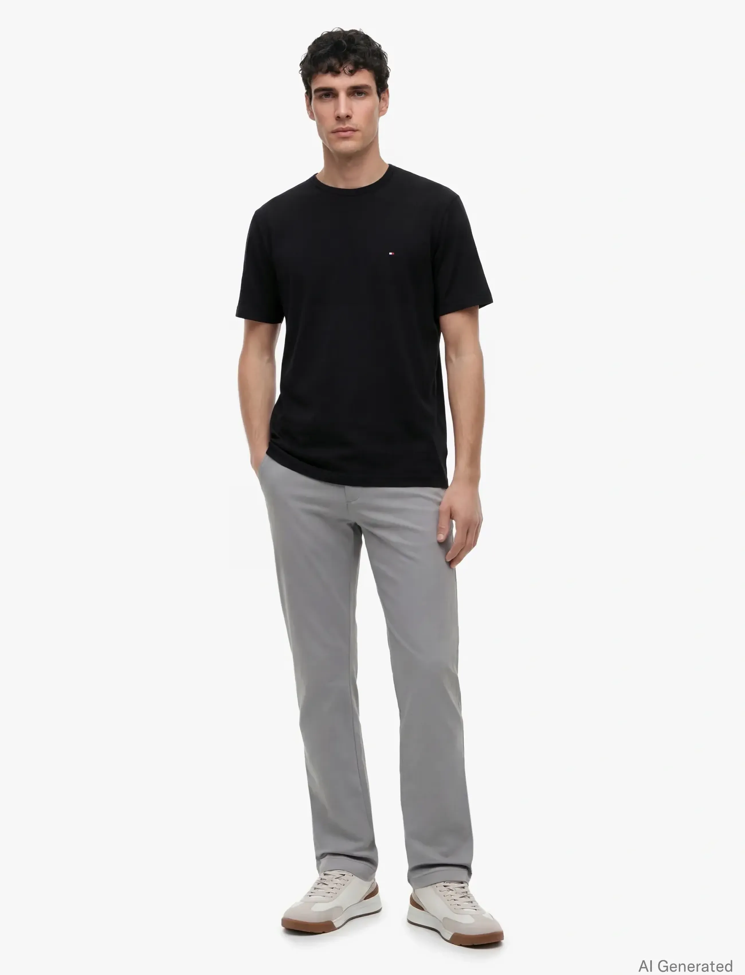 Tommy Hilfiger - PERFORMANCE TEE - short-sleeved t-shirts - black - 5