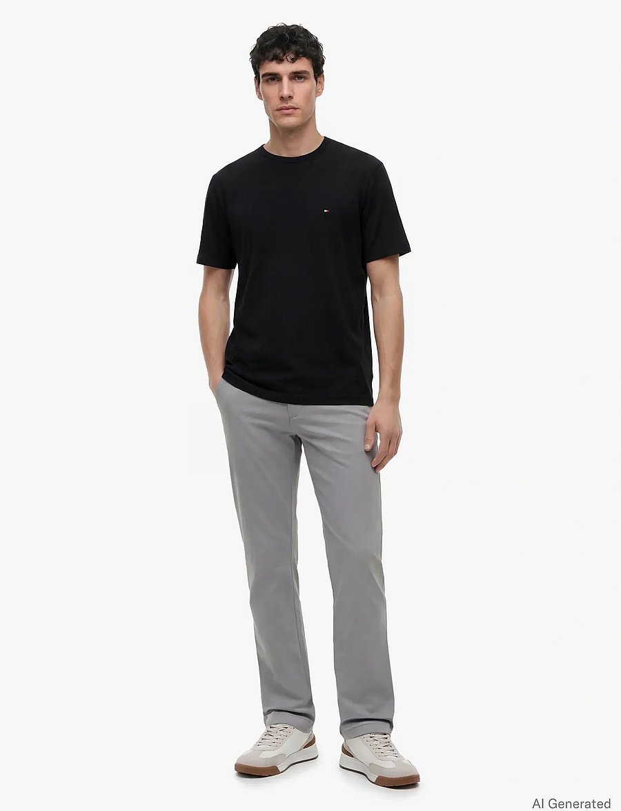 Tommy Hilfiger - PERFORMANCE TEE - lühikeste varrukatega t-särgid - black - 5