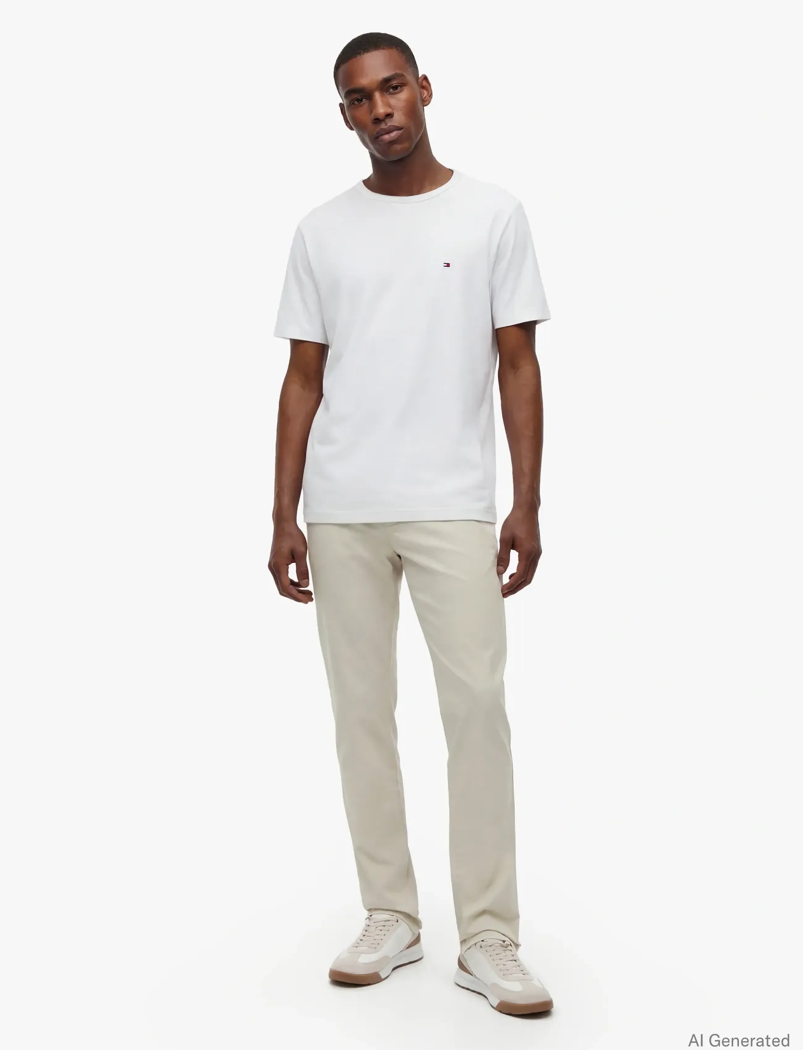 Tommy Hilfiger PERFORMANCE TEE - Riided - WHITE / white