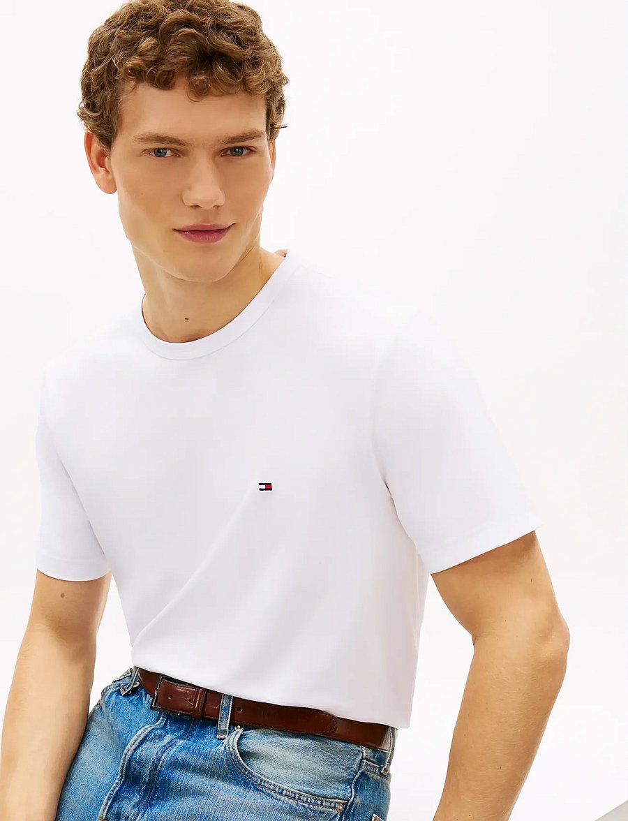 Tommy Hilfiger - PERFORMANCE TEE - kurzärmelig - white - 5