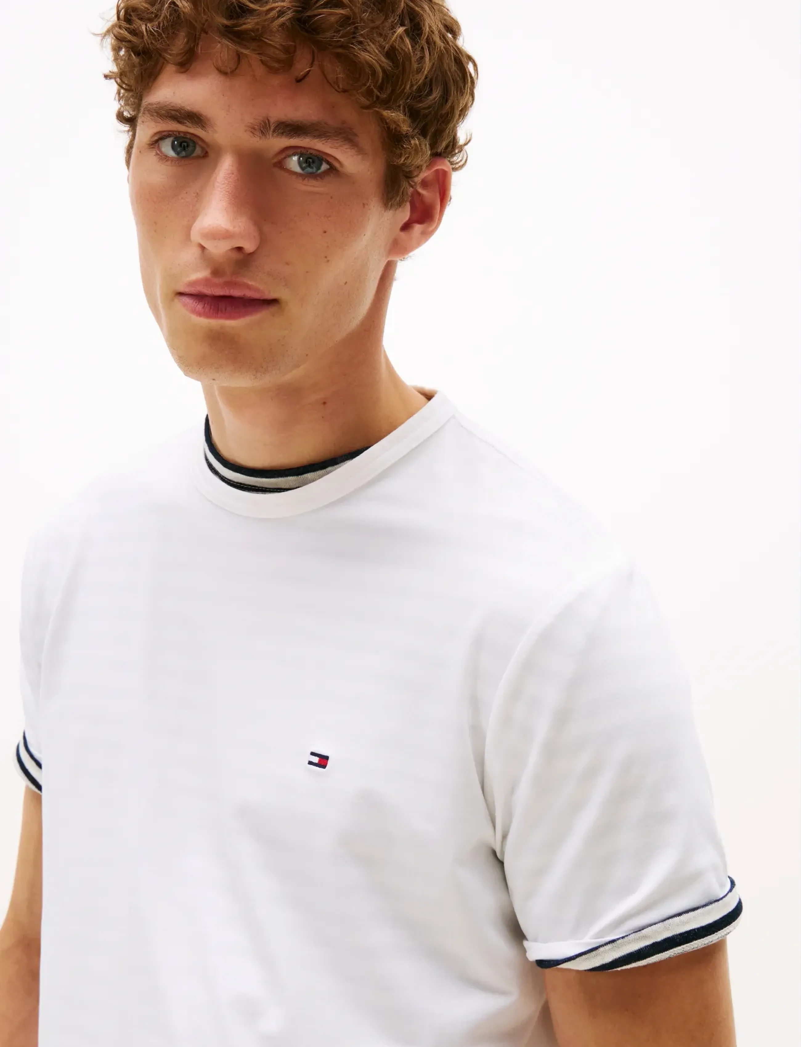 TOMMY HILFIGER Performance Tee t-shirts - bas herr – bild 7
