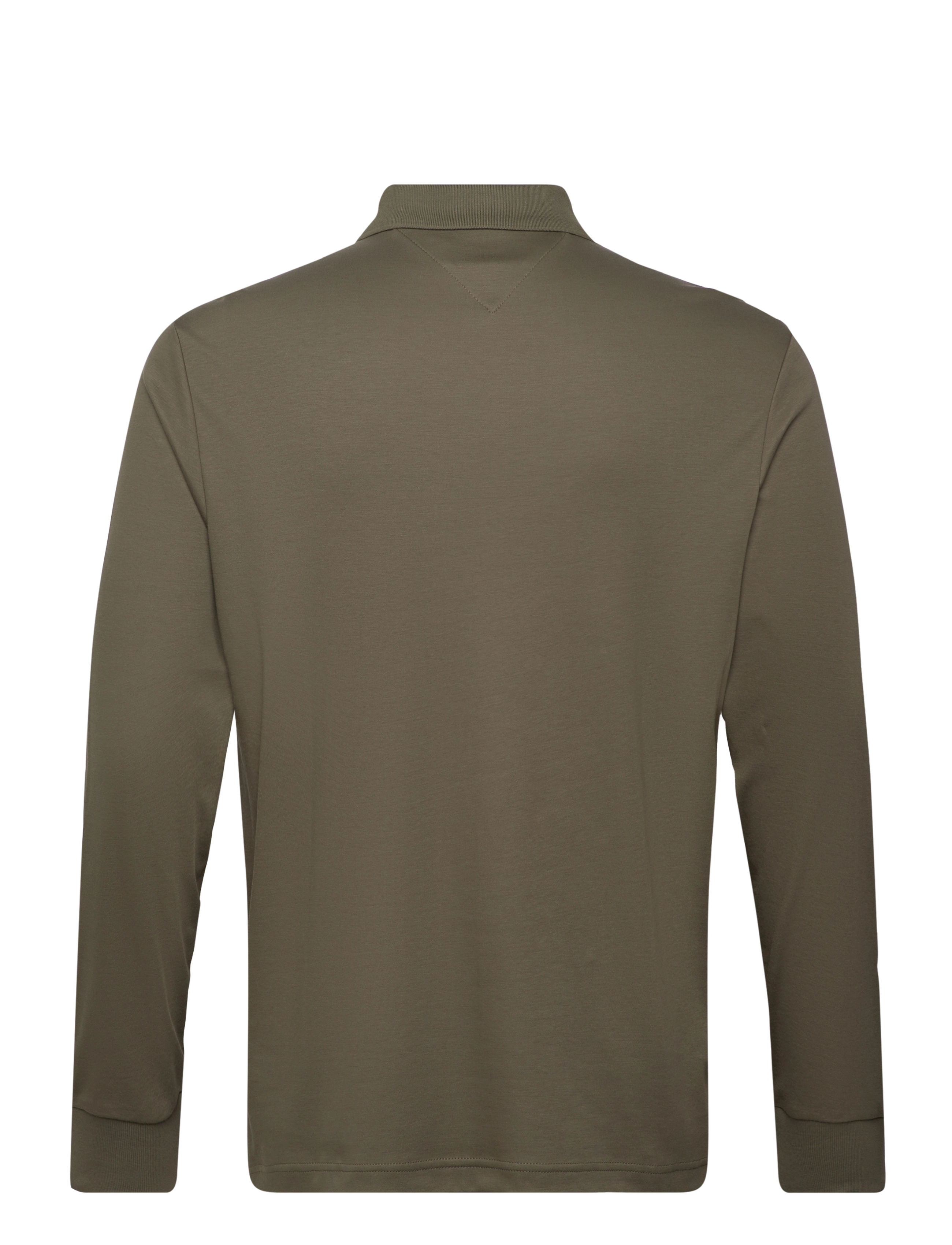 Tommy Hilfiger - L/S LIQUID COTTON REG POLO - langærmede poloer - army green - 1