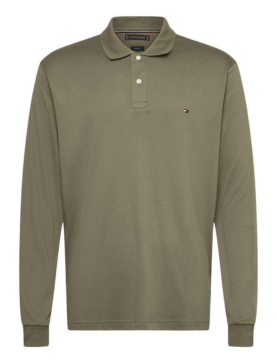 Tommy Hilfiger - L/S LIQUID COTTON REG POLO - langärmelig - battle green - 1