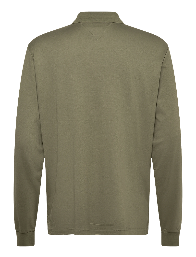 Tommy Hilfiger - L/S LIQUID COTTON REG POLO - langærmede poloer - battle green - 2