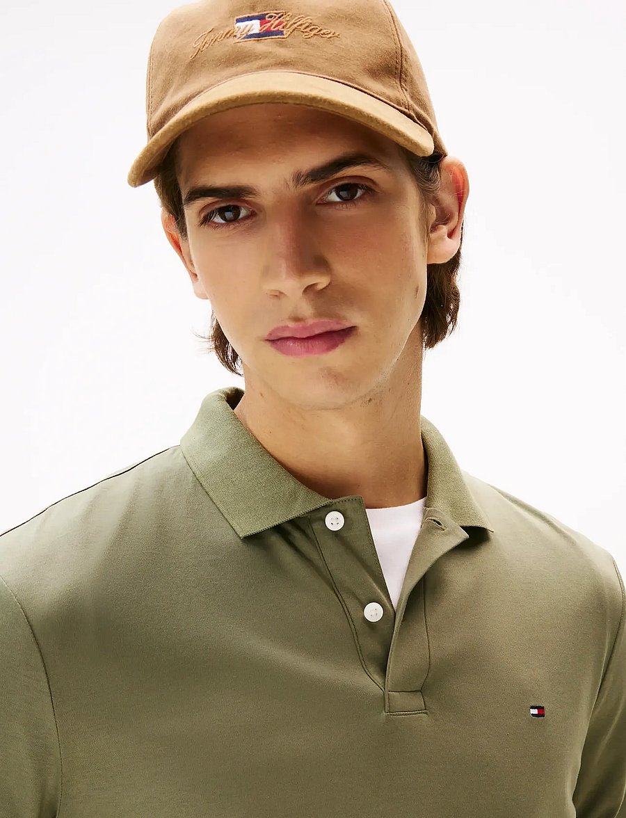 Tommy Hilfiger - L/S LIQUID COTTON REG POLO - langärmelig - battle green - 5