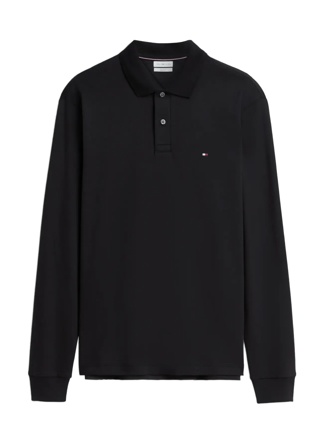 Tommy Hilfiger - L/S LIQUID COTTON REG POLO - pikkade varrukatega polod - black - 2