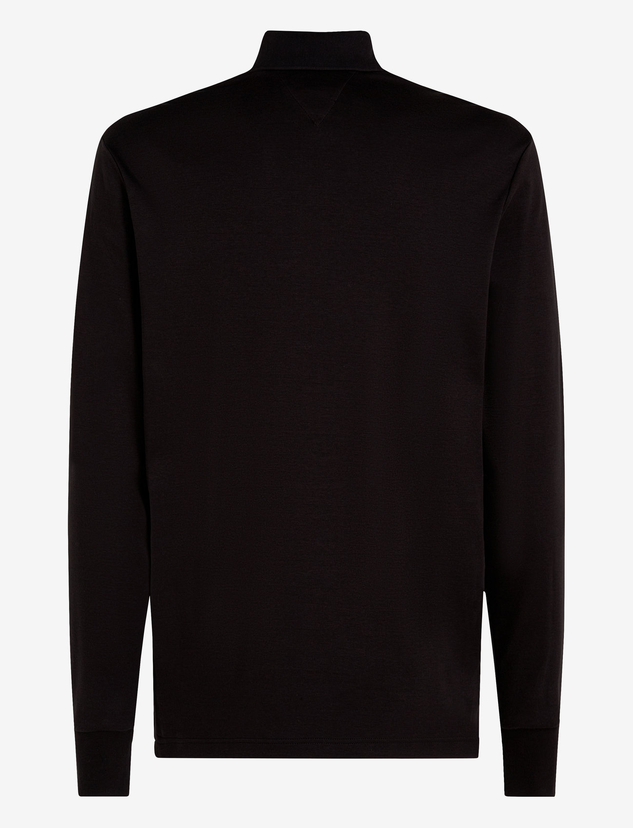 Tommy Hilfiger - L/S LIQUID COTTON REG POLO - langærmede poloer - black - 2