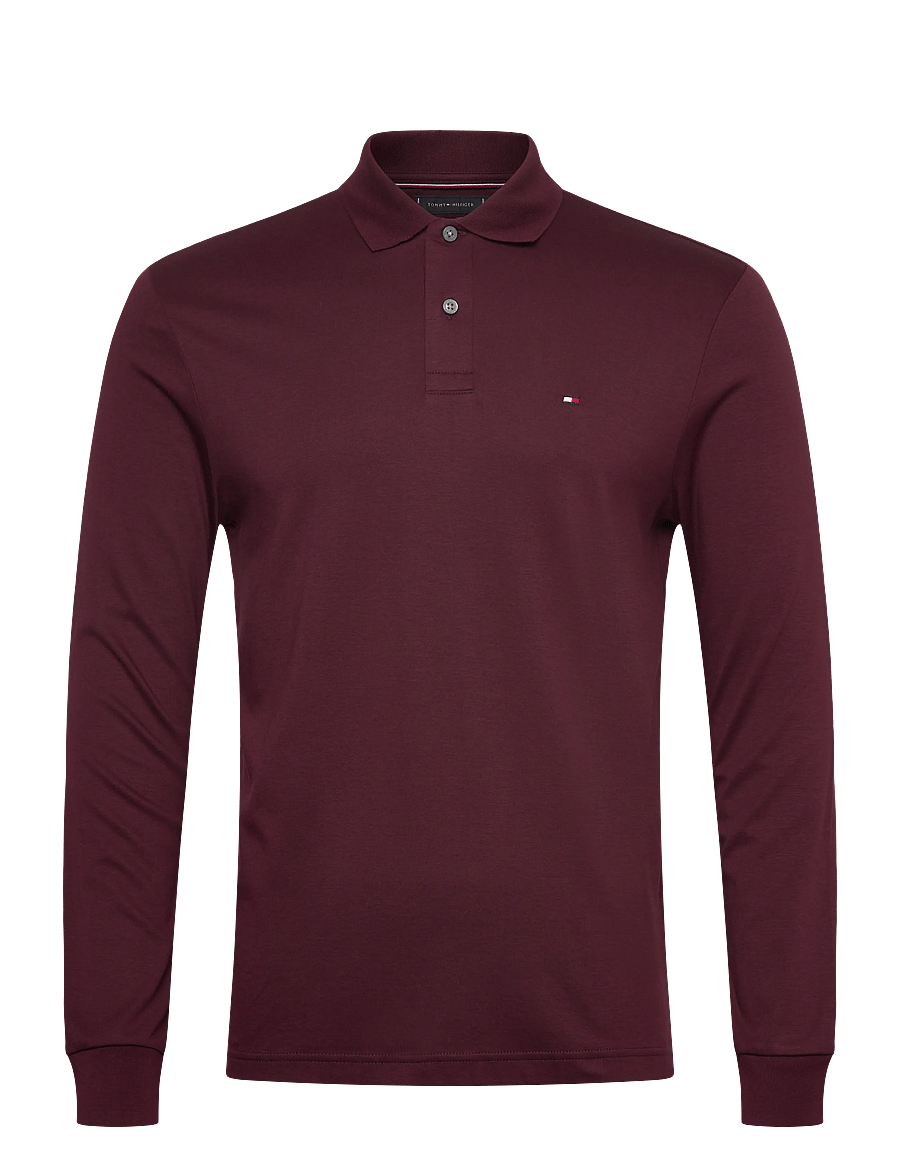 Tommy Hilfiger - L/S LIQUID COTTON REG POLO - langärmelig - deep burgundy - 1