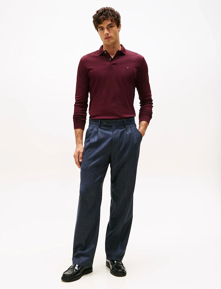 Tommy Hilfiger - L/S LIQUID COTTON REG POLO - langärmelig - deep burgundy - 3