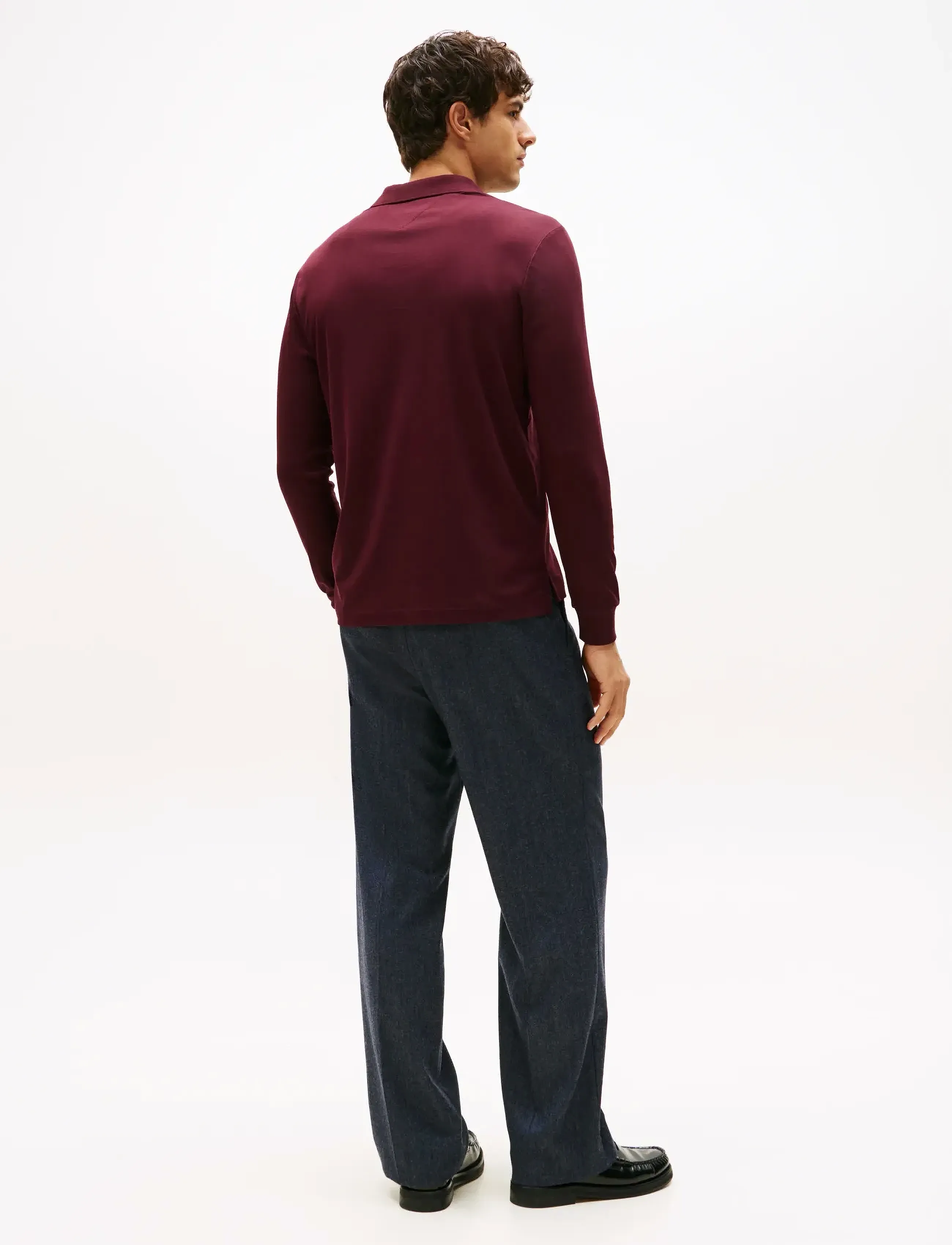 Tommy Hilfiger - L/S LIQUID COTTON REG POLO - pikkade varrukatega polod - deep burgundy - 4