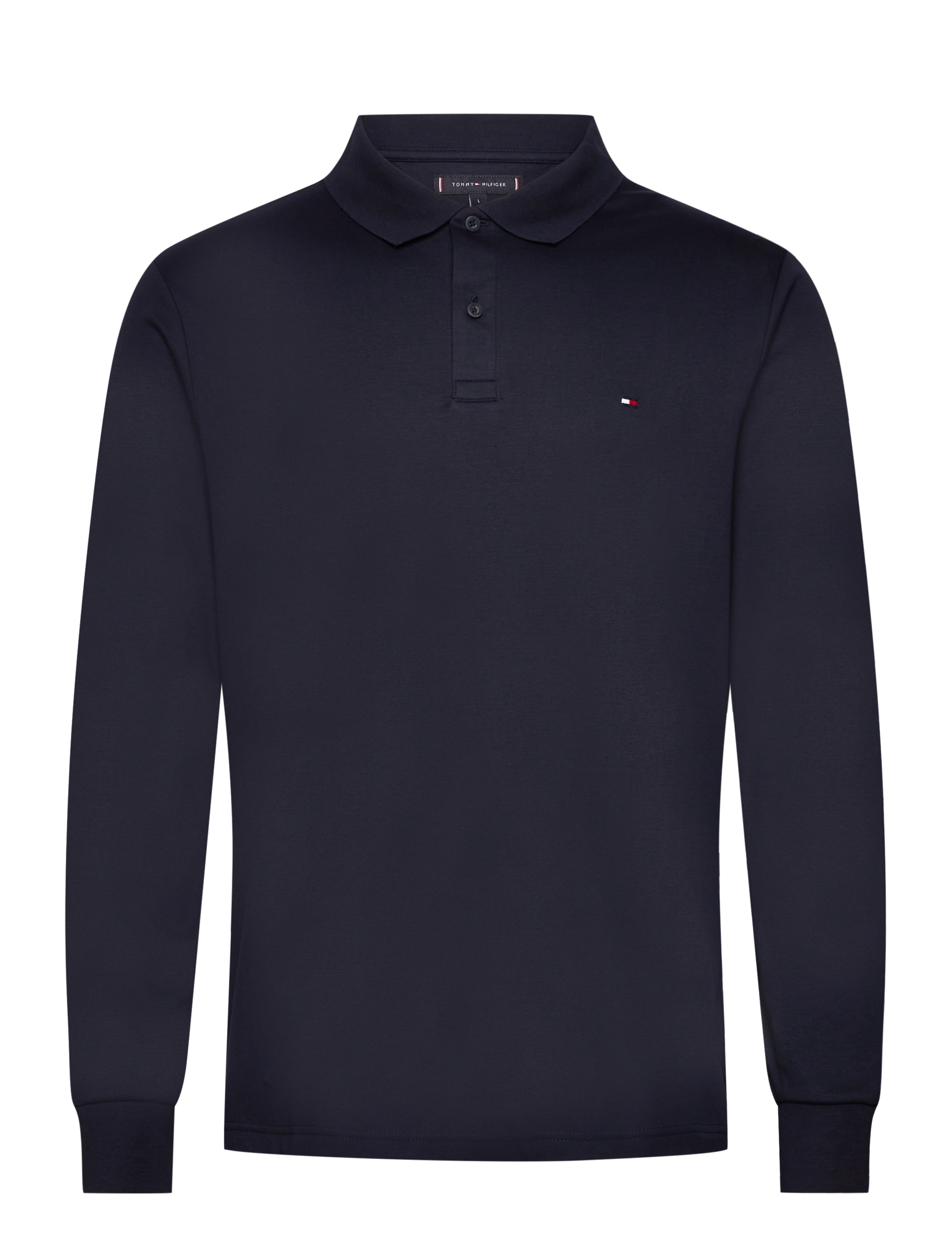 Tommy Hilfiger L/S LIQUID COTTON REG POLO - Tommy Hilfiger - DESERT SKY / navy