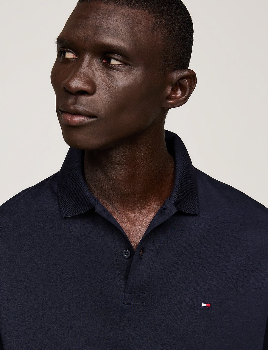 Tommy Hilfiger - L/S LIQUID COTTON REG POLO - langärmelig - desert sky - 3
