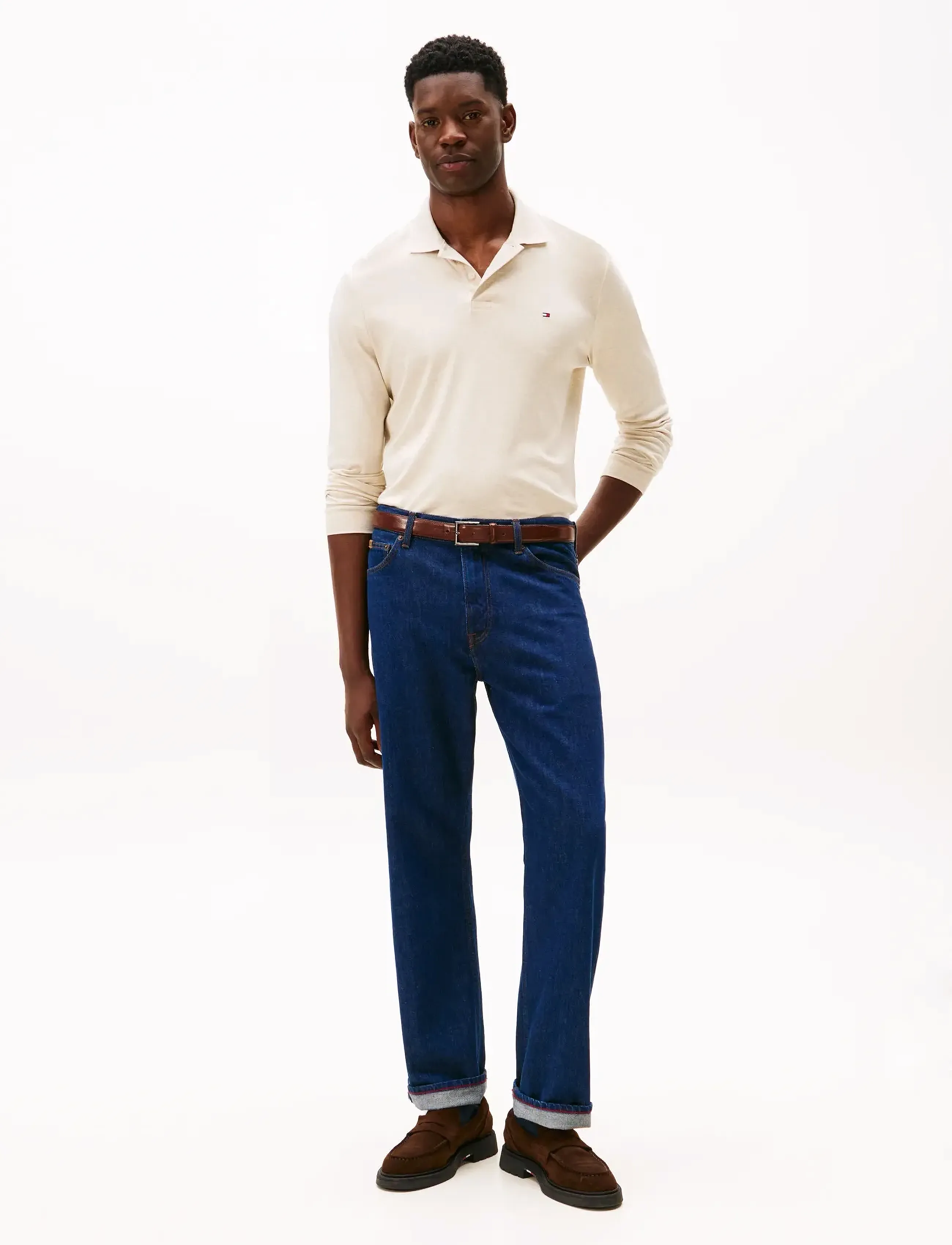 Tommy Hilfiger - L/S LIQUID COTTON REG POLO - pikkade varrukatega polod - heathered oatmilk - 2