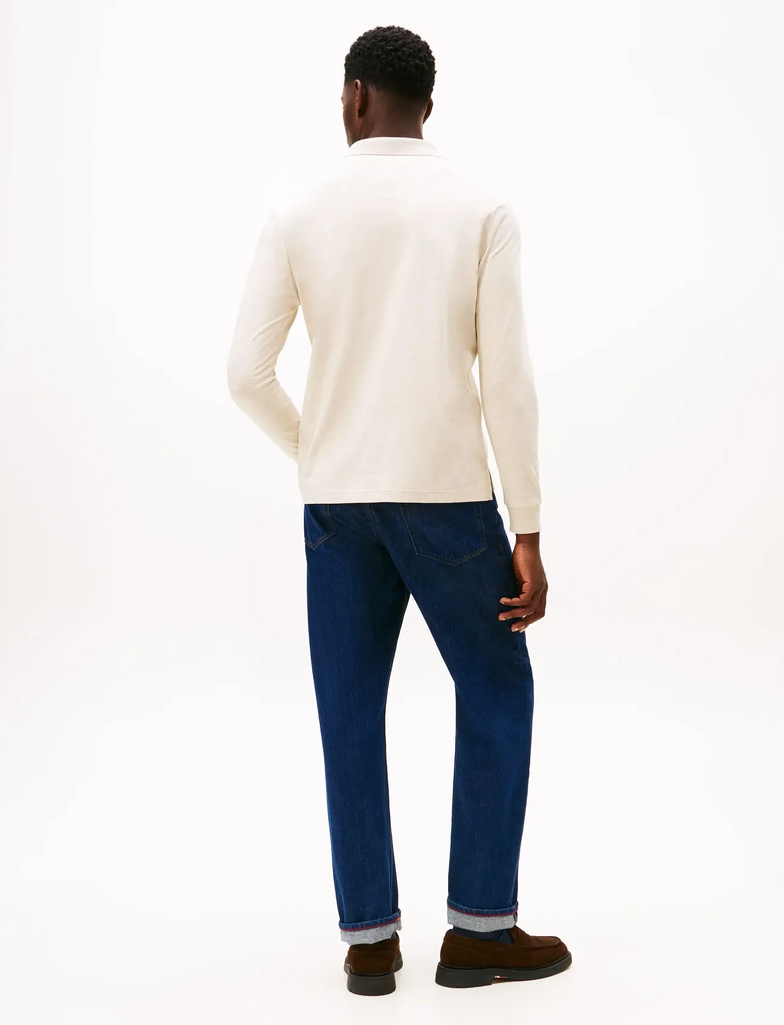 Tommy Hilfiger - L/S LIQUID COTTON REG POLO - pikkade varrukatega polod - heathered oatmilk - 3