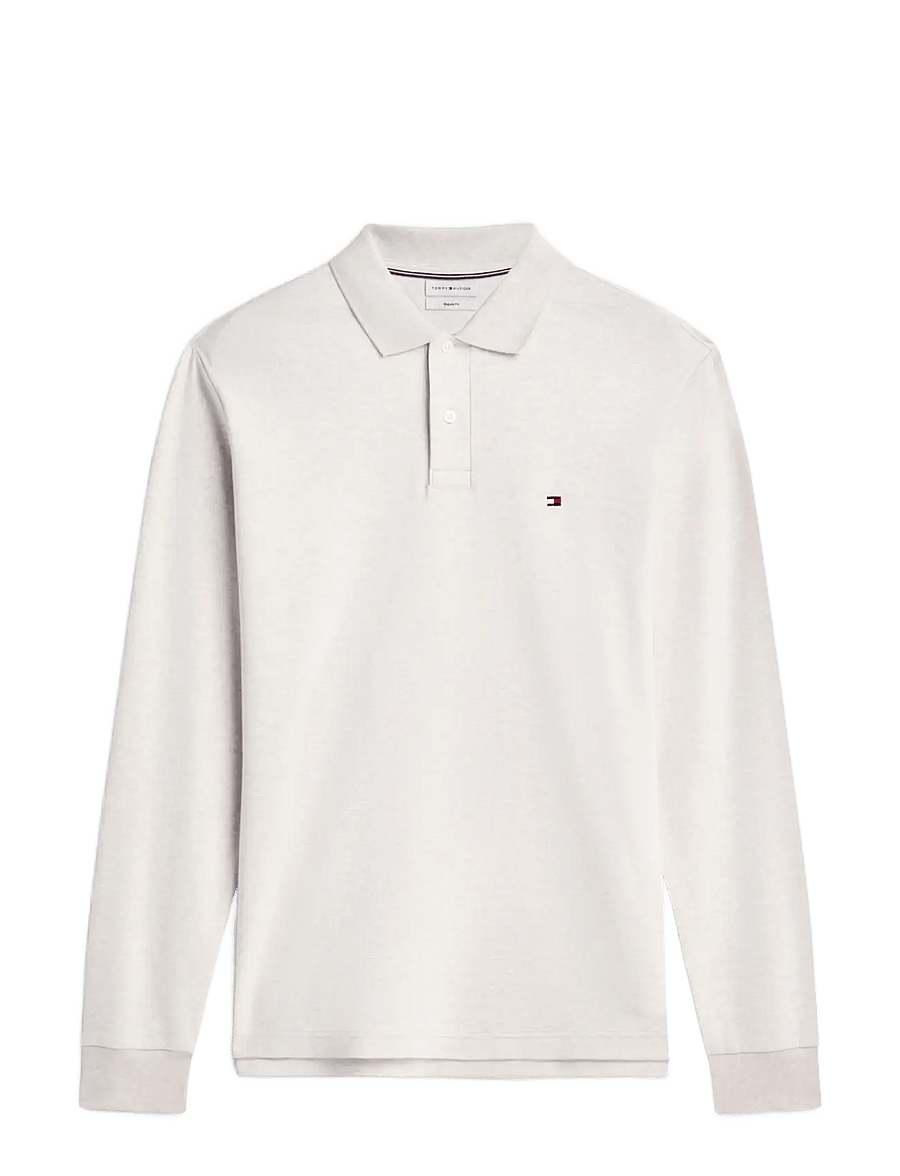Tommy Hilfiger - L/S LIQUID COTTON REG POLO - langärmelig - heathered oatmilk - 2