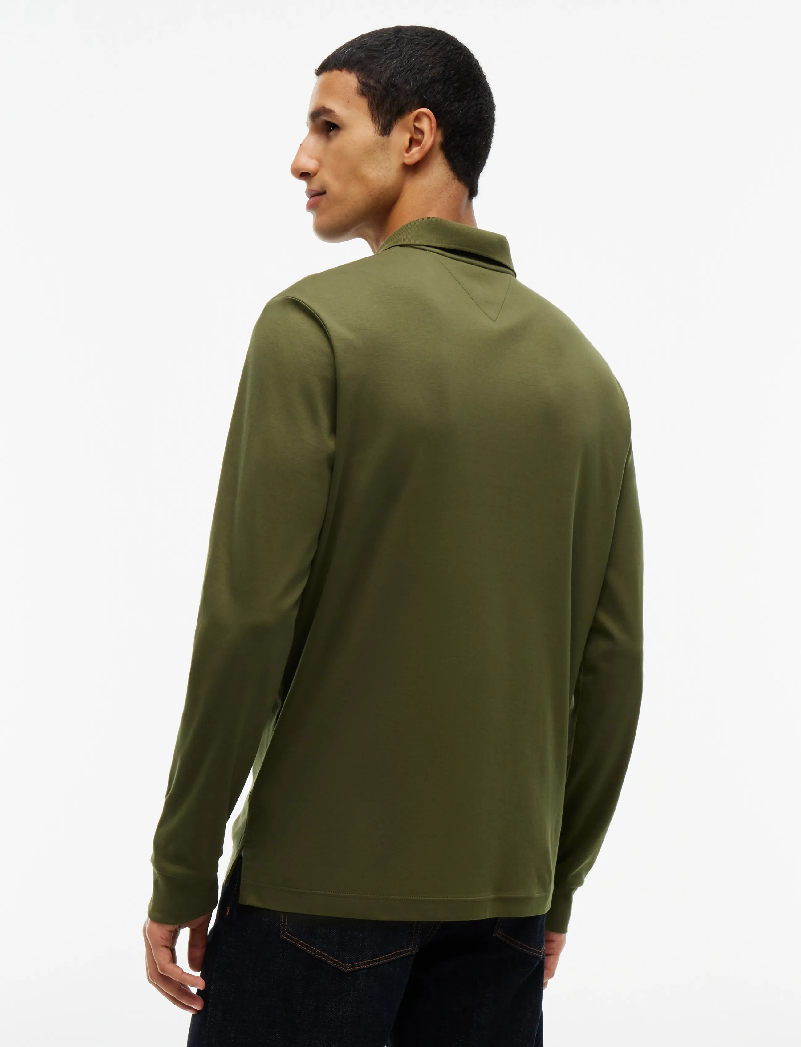 Tommy Hilfiger - L/S LIQUID COTTON REG POLO - langærmede poloer - huntsman green - 2