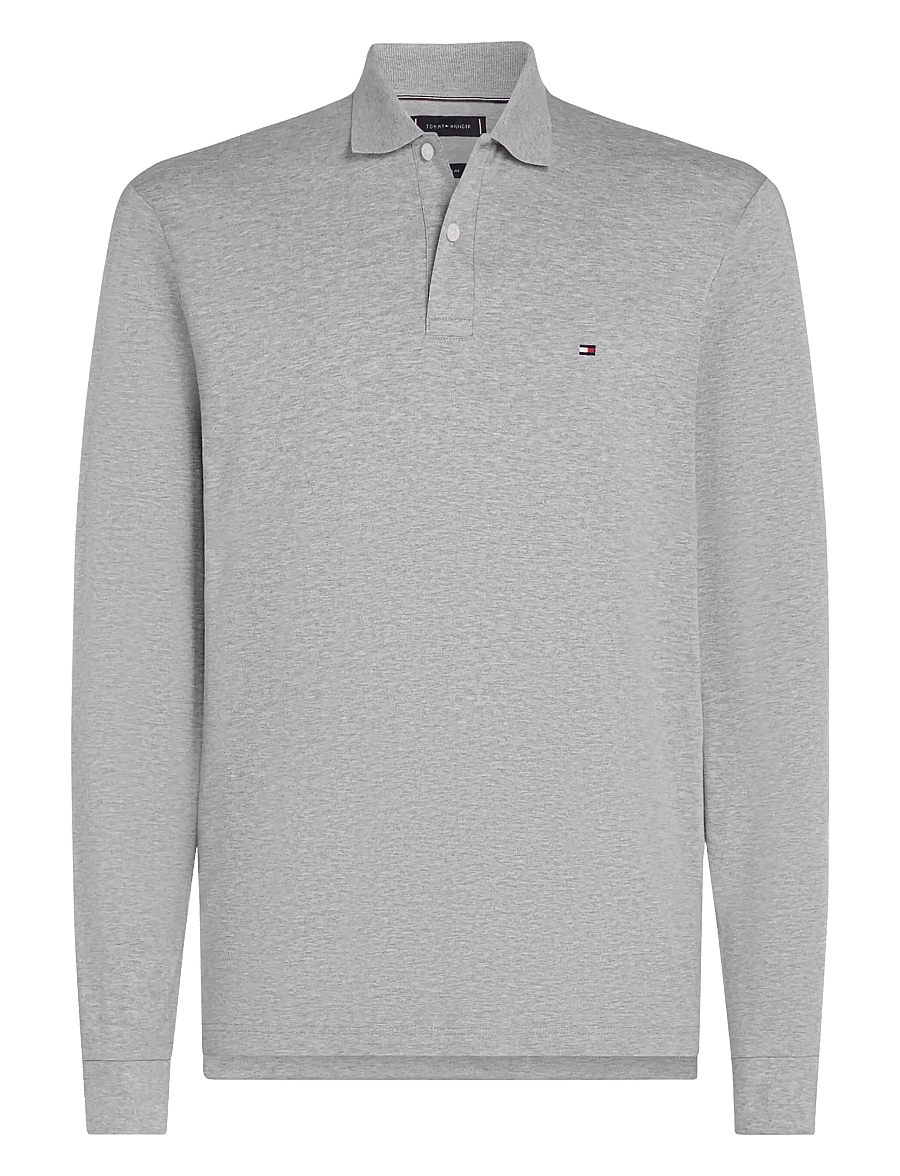 Tommy Hilfiger - L/S LIQUID COTTON REG POLO - langärmelig - light grey heather - 1