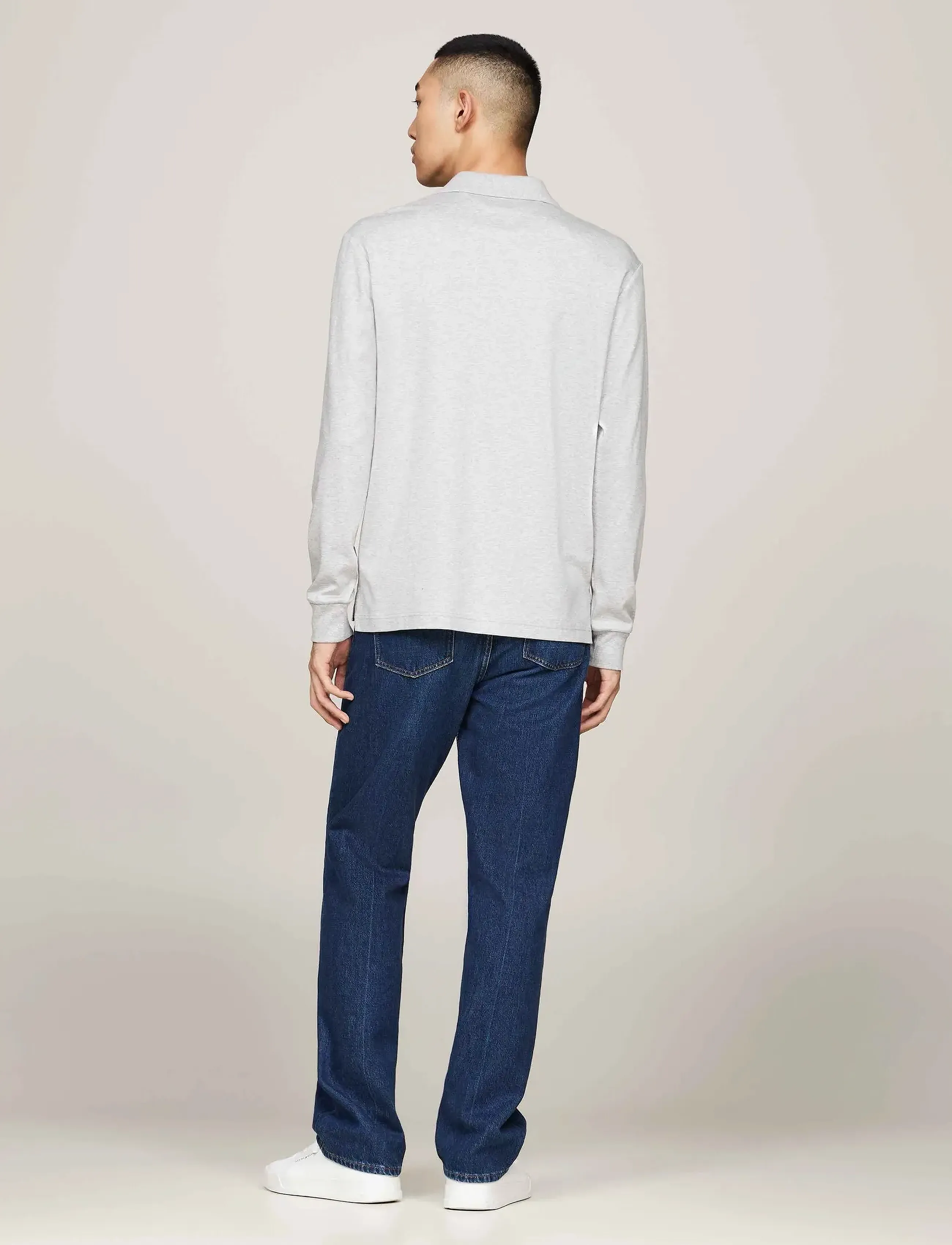 Tommy Hilfiger - L/S LIQUID COTTON REG POLO - langärmelig - light grey heather - 4