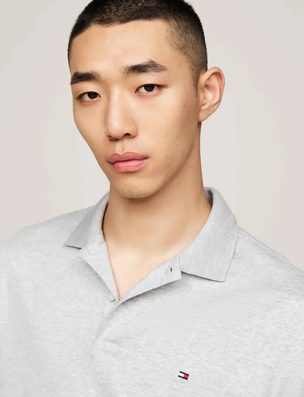 Tommy Hilfiger - L/S LIQUID COTTON REG POLO - langärmelig - light grey heather - 5