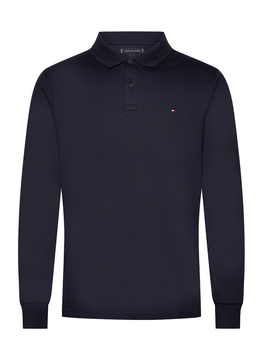 Tommy Hilfiger - L/S LIQUID COTTON REG POLO - polo marškinėliai ilgomis rankovėmis - navy blue - 1