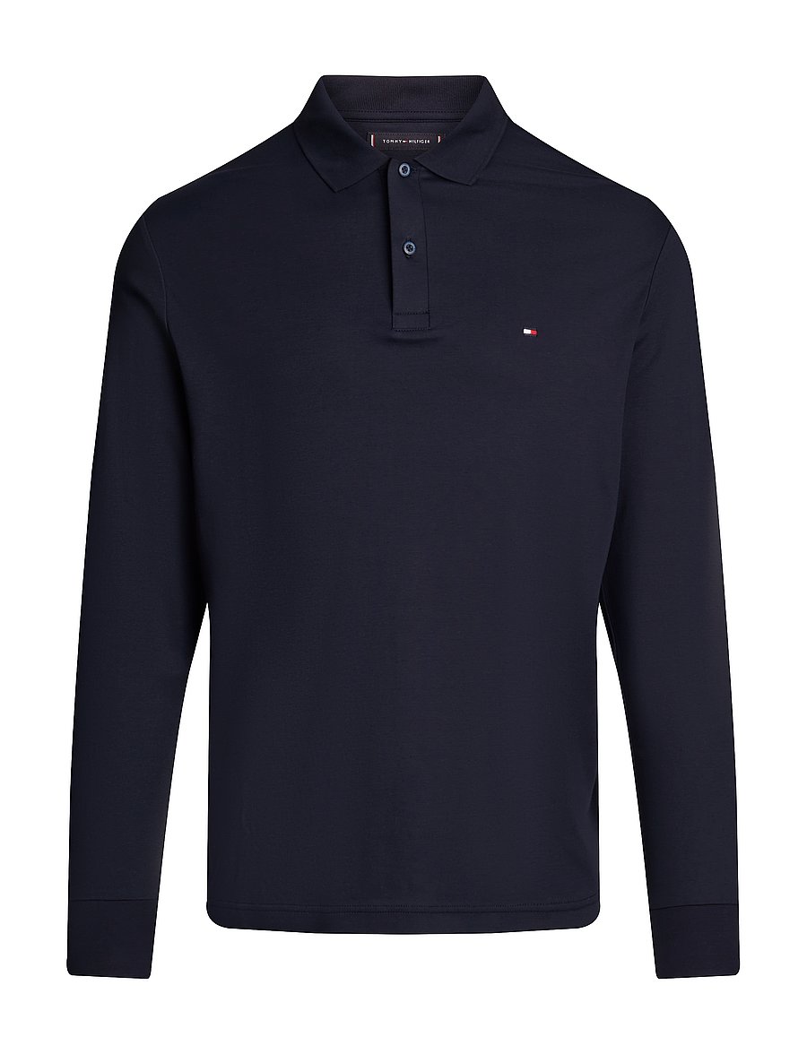 Tommy Hilfiger - L/S LIQUID COTTON REG POLO - langärmelig - navy blue - 0