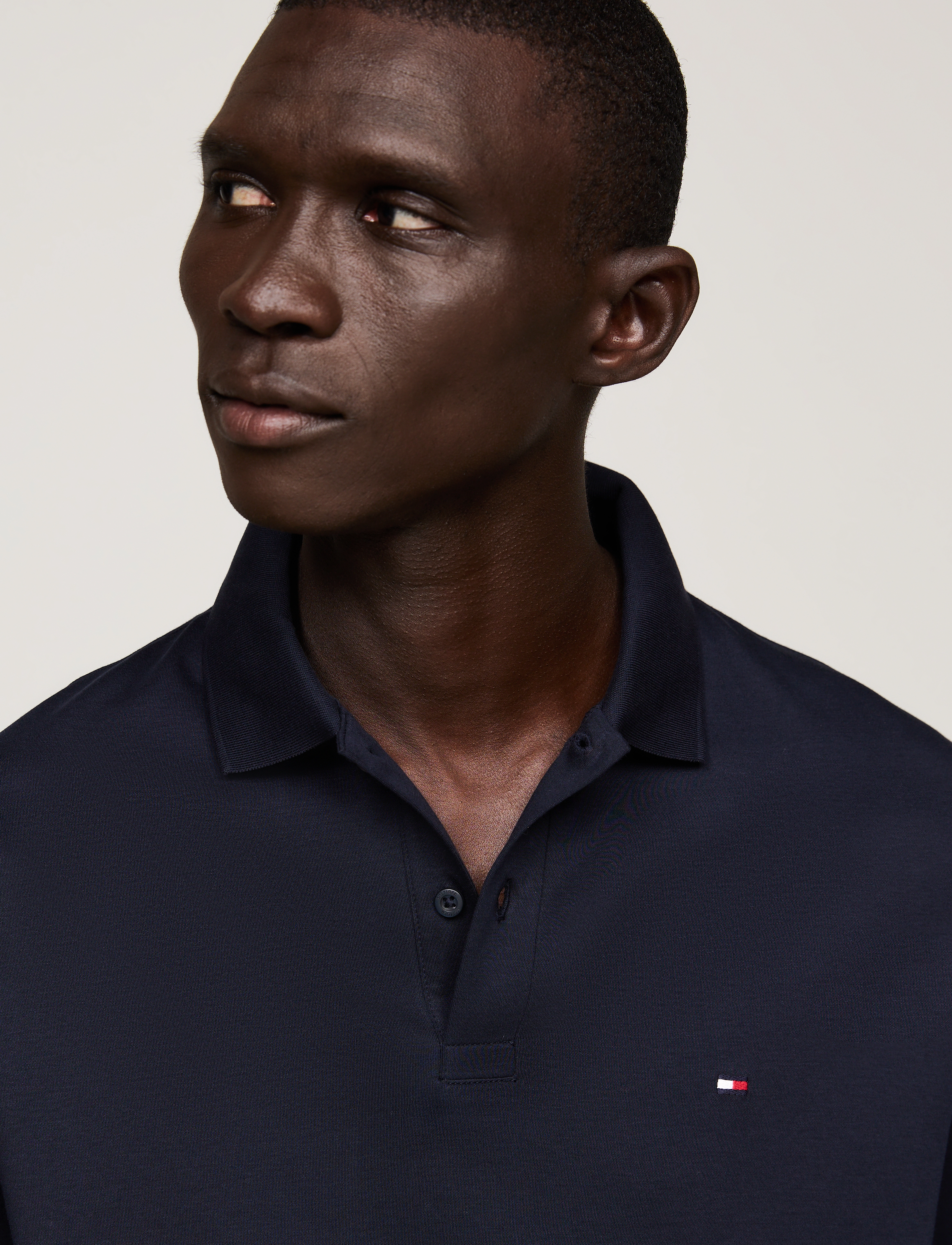 Tommy Hilfiger - L/S LIQUID COTTON REG POLO - pikkade varrukatega polod - navy blue - 3