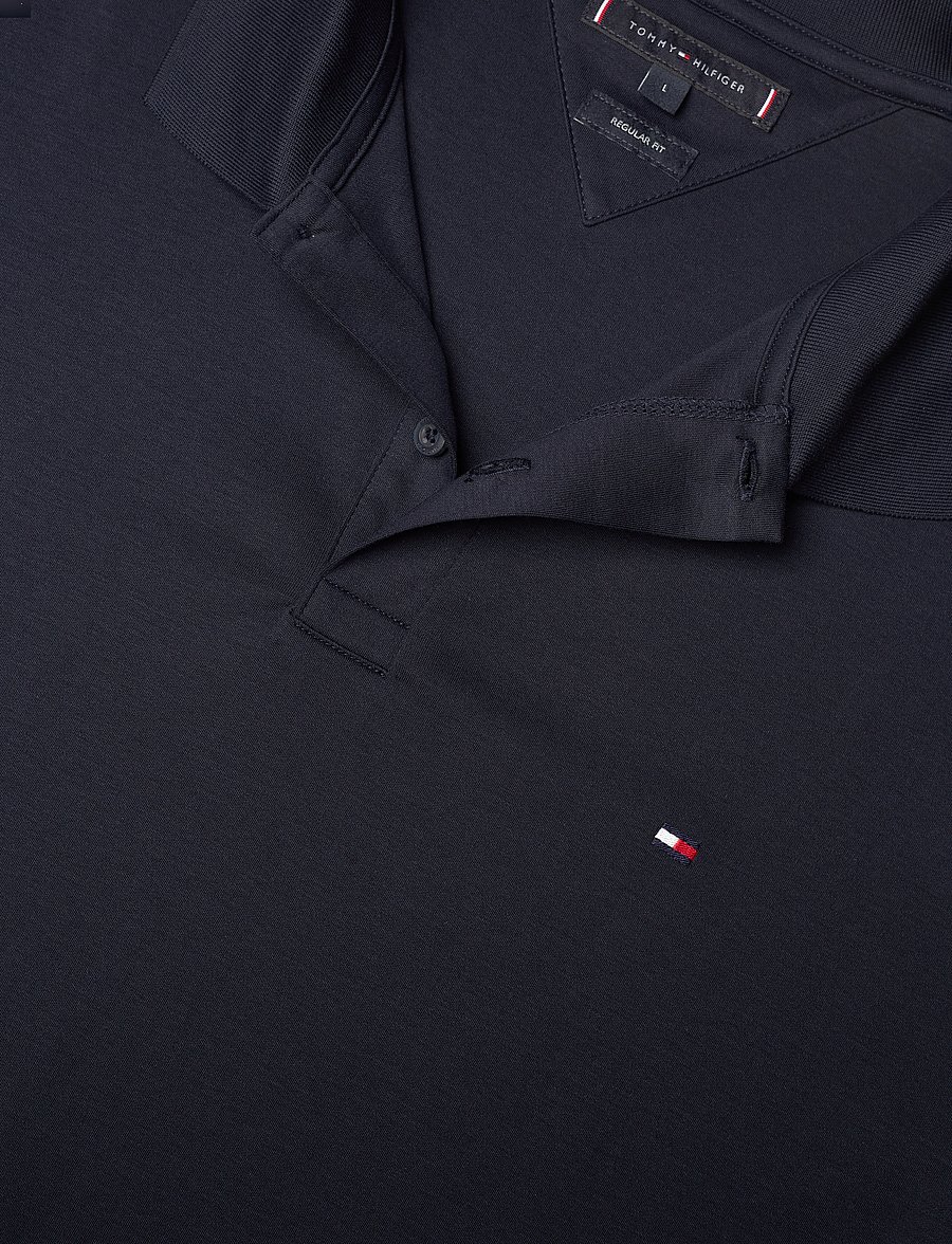 Tommy Hilfiger - L/S LIQUID COTTON REG POLO - polo marškinėliai ilgomis rankovėmis - navy blue - 4